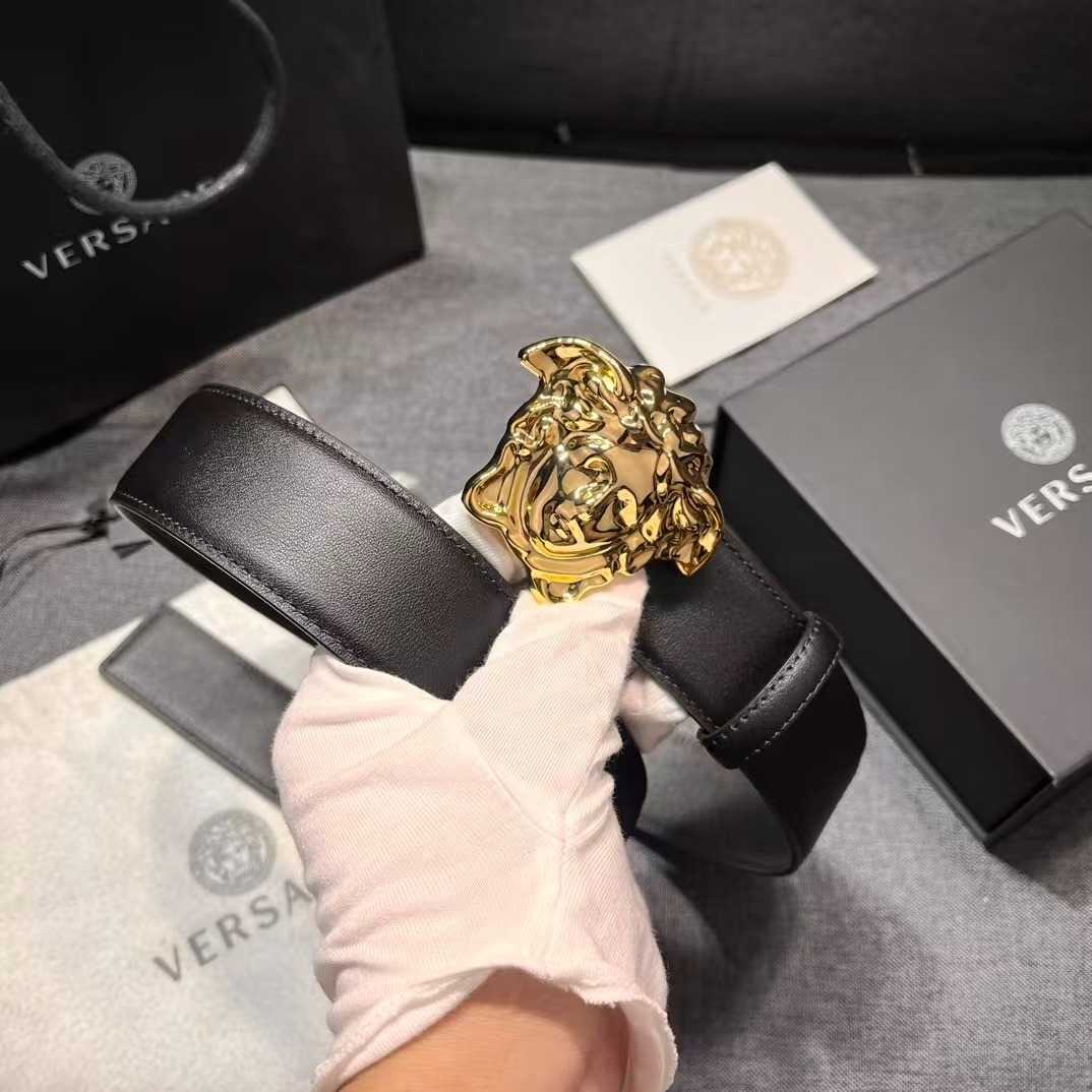 Versace Leather Belt   40mm - DesignerGu