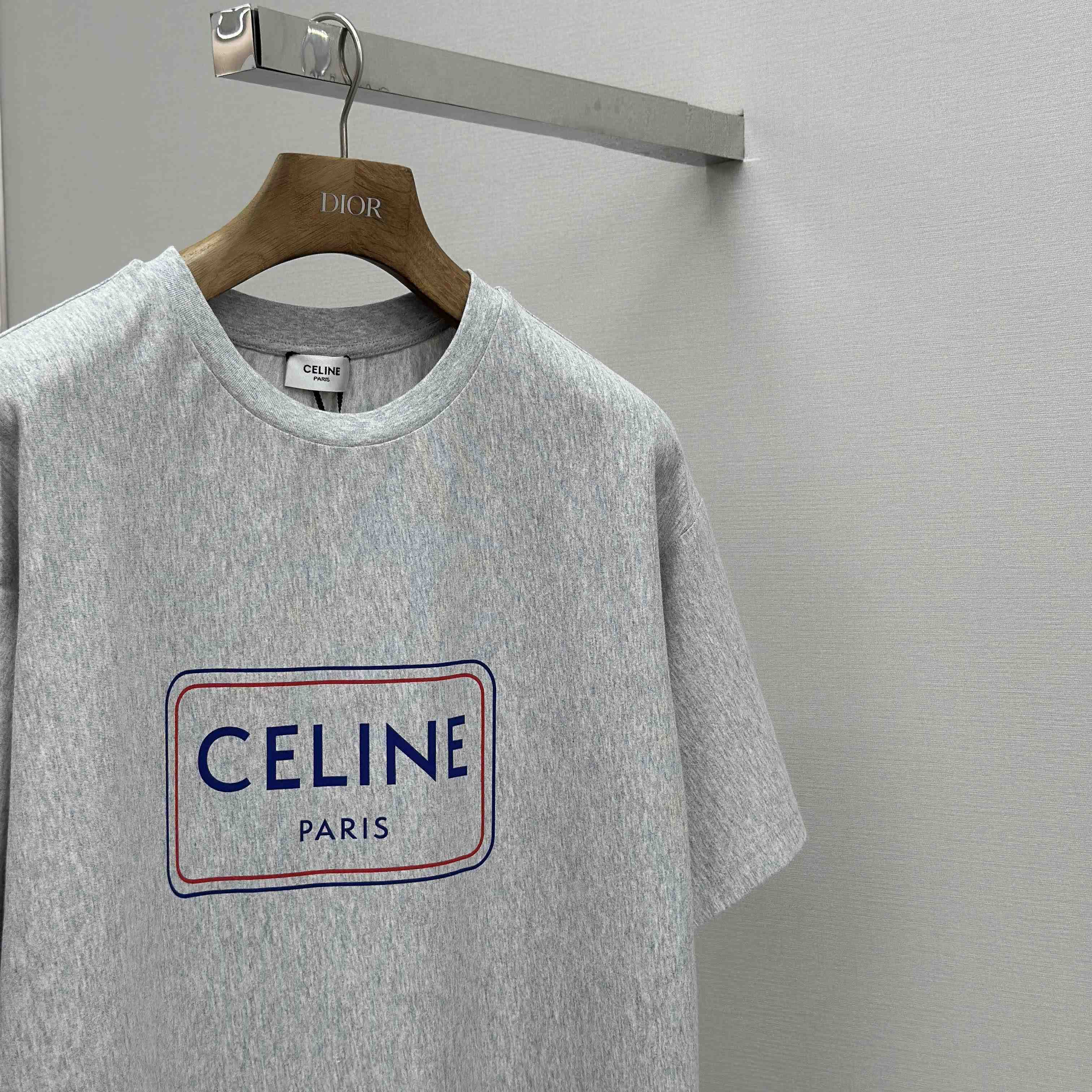 Celine Loose T-shirt In Cotton Jersey - DesignerGu