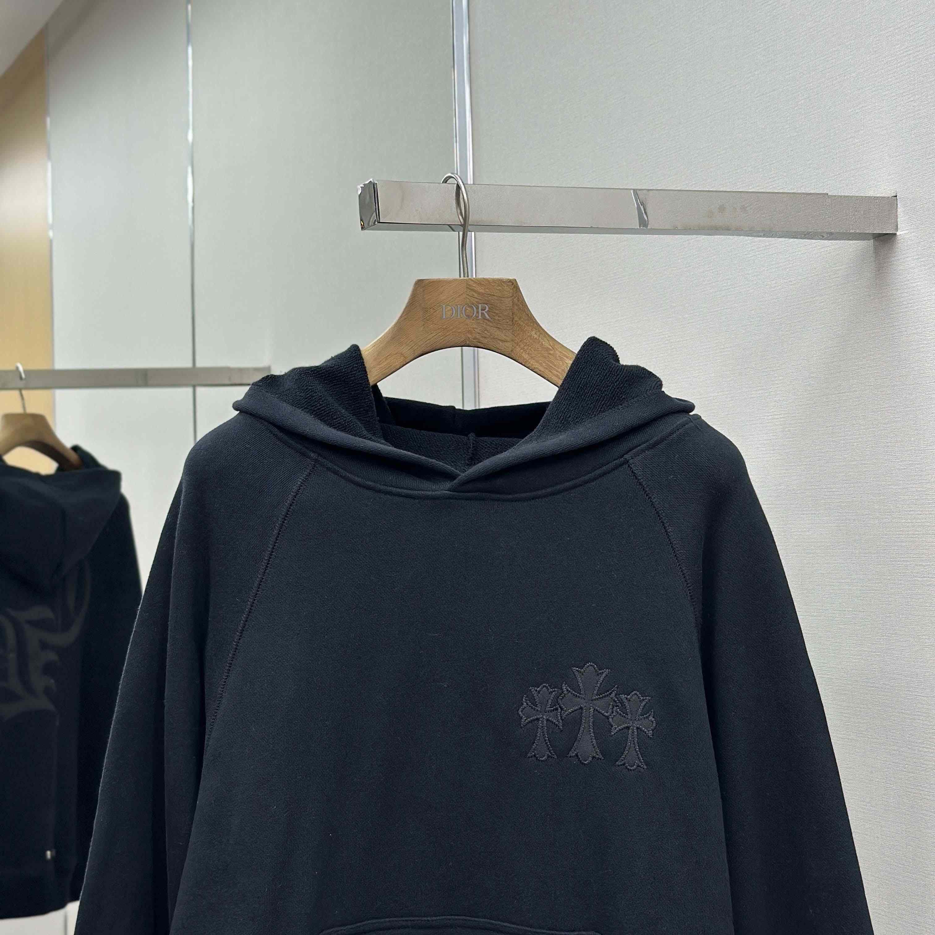 Chrome Heart Cotton Hoodie - DesignerGu