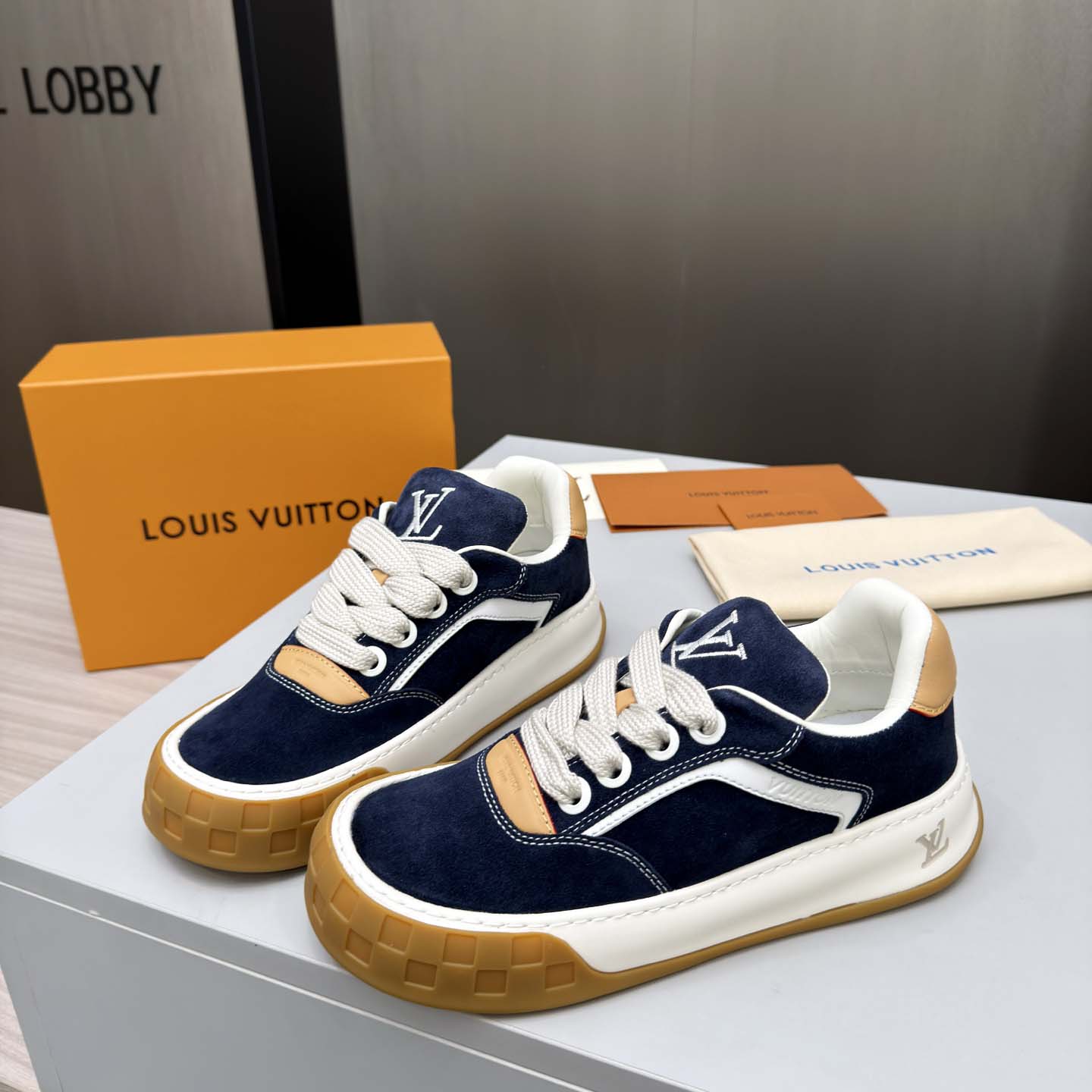 Louis Vuitton LV Tilted Sneaker  - DesignerGu