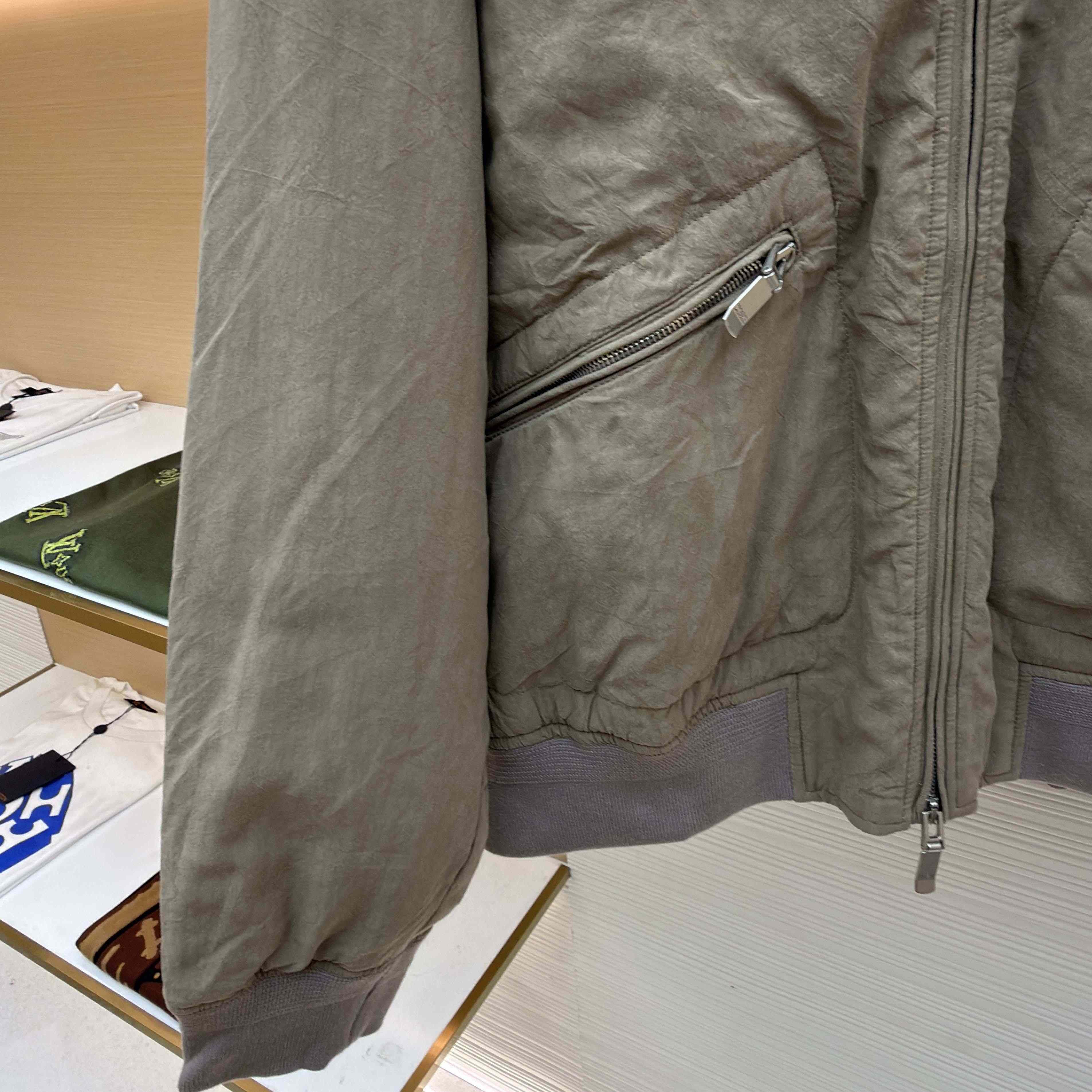 Dior x Stone Island Habotai Silk Blend Bomber Jacket Black  - DesignerGu