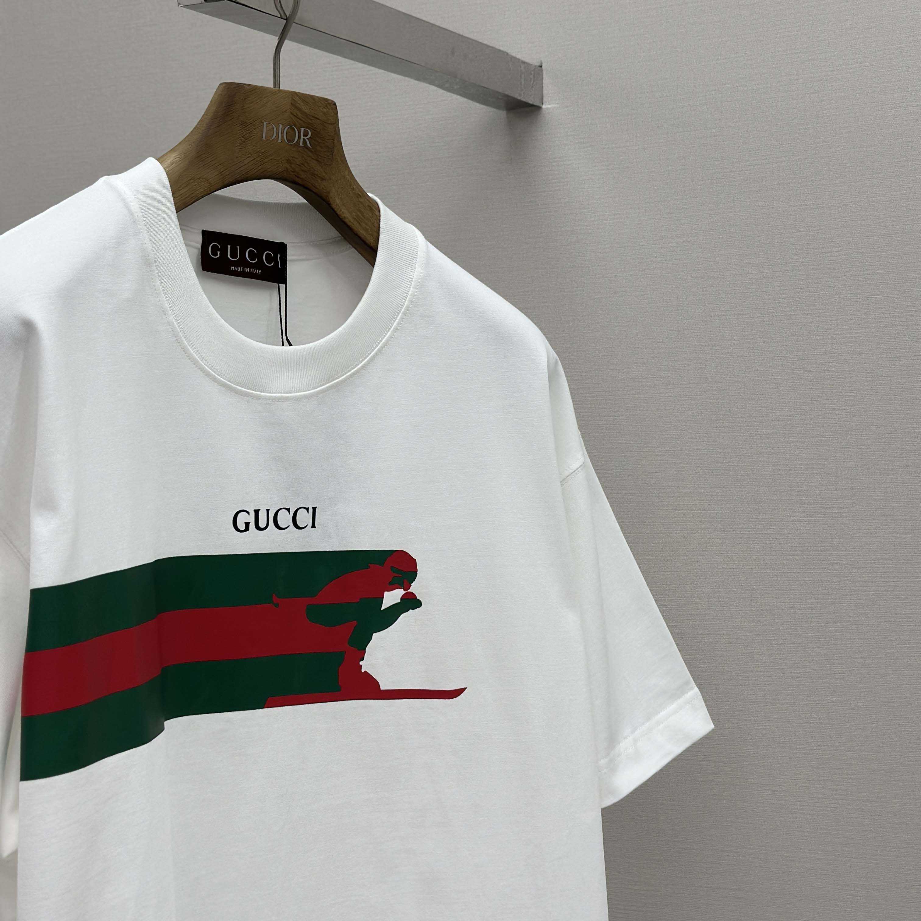Gucci Cotton Jersey T-shirt With Print - DesignerGu