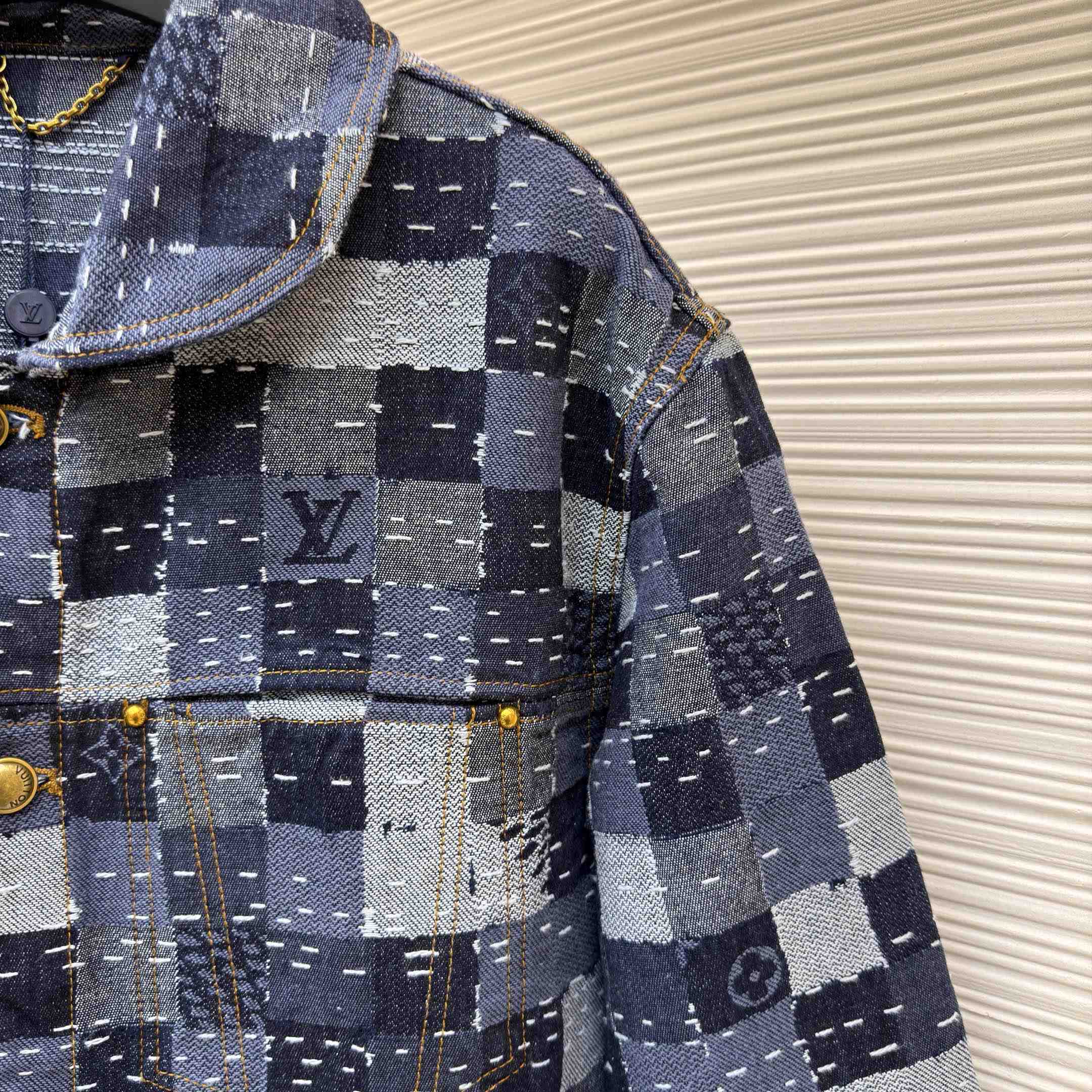Louis Vuitton Damier Denim Workwear Blouson - DesignerGu
