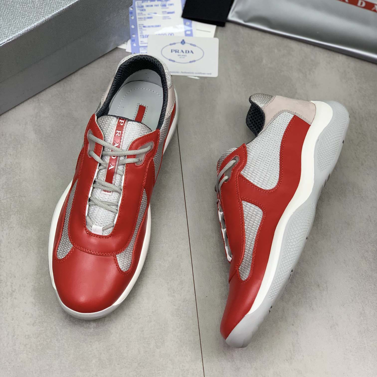 Prada America’s Cup Original Sneakers - DesignerGu