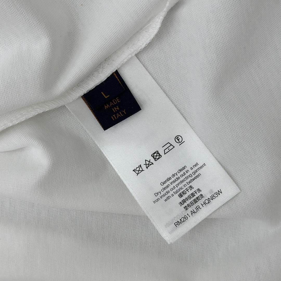 Louis Vuitton LV x The Darjeeling Limited Embroidered Short-Sleeved crewneck   1AJVQK - DesignerGu