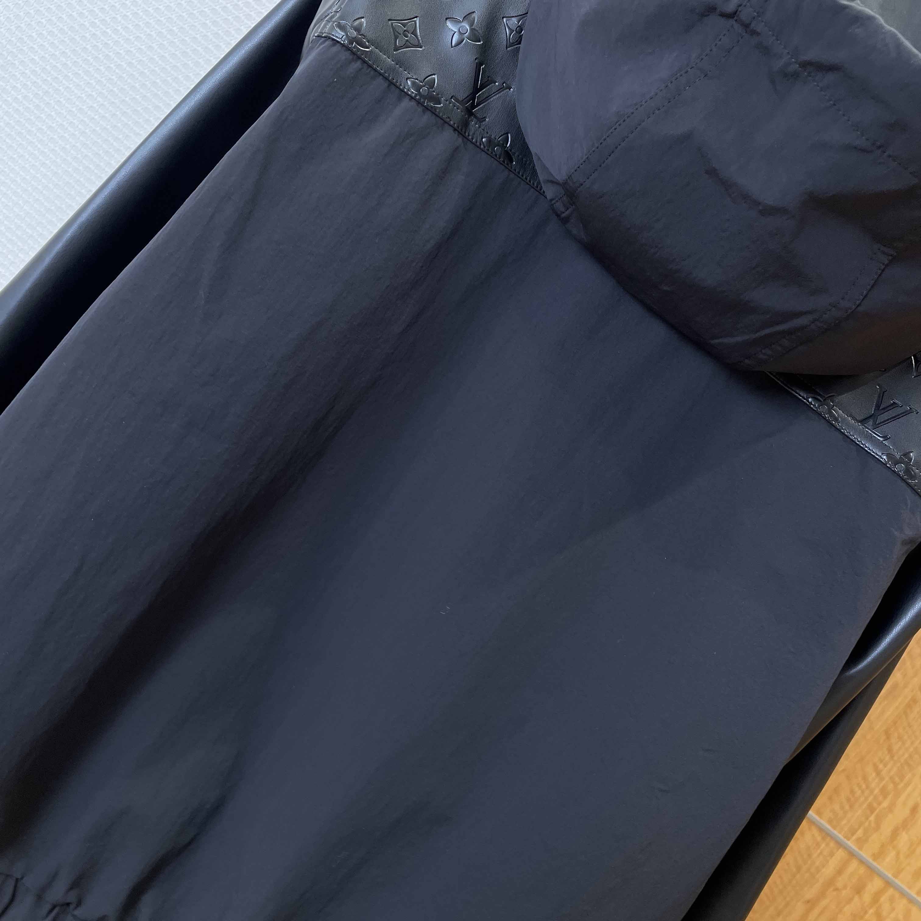Louis Vuitton Leather Mix Windbreaker   1AJBS9 - DesignerGu