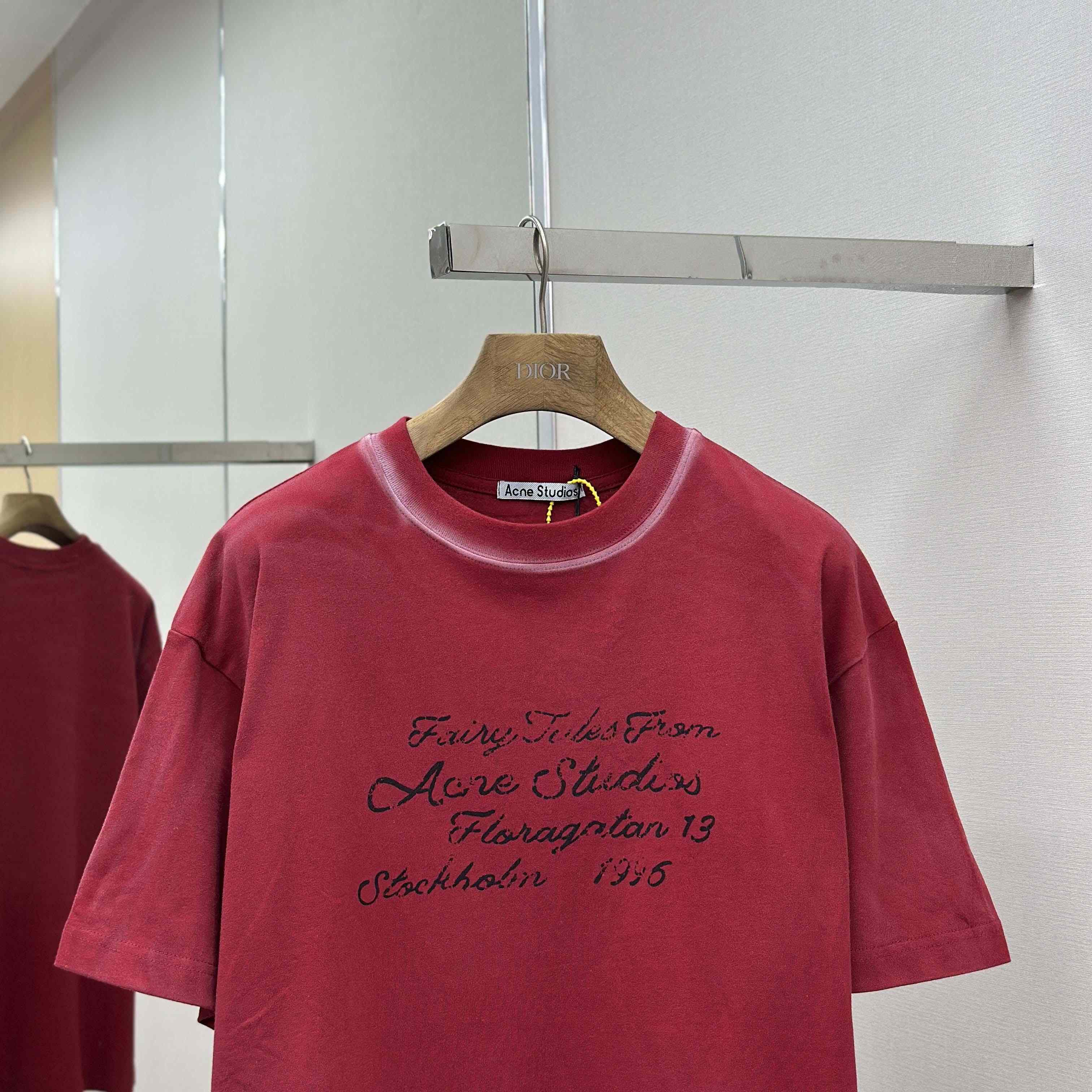 Acne Studios Logo T-shirt  - DesignerGu