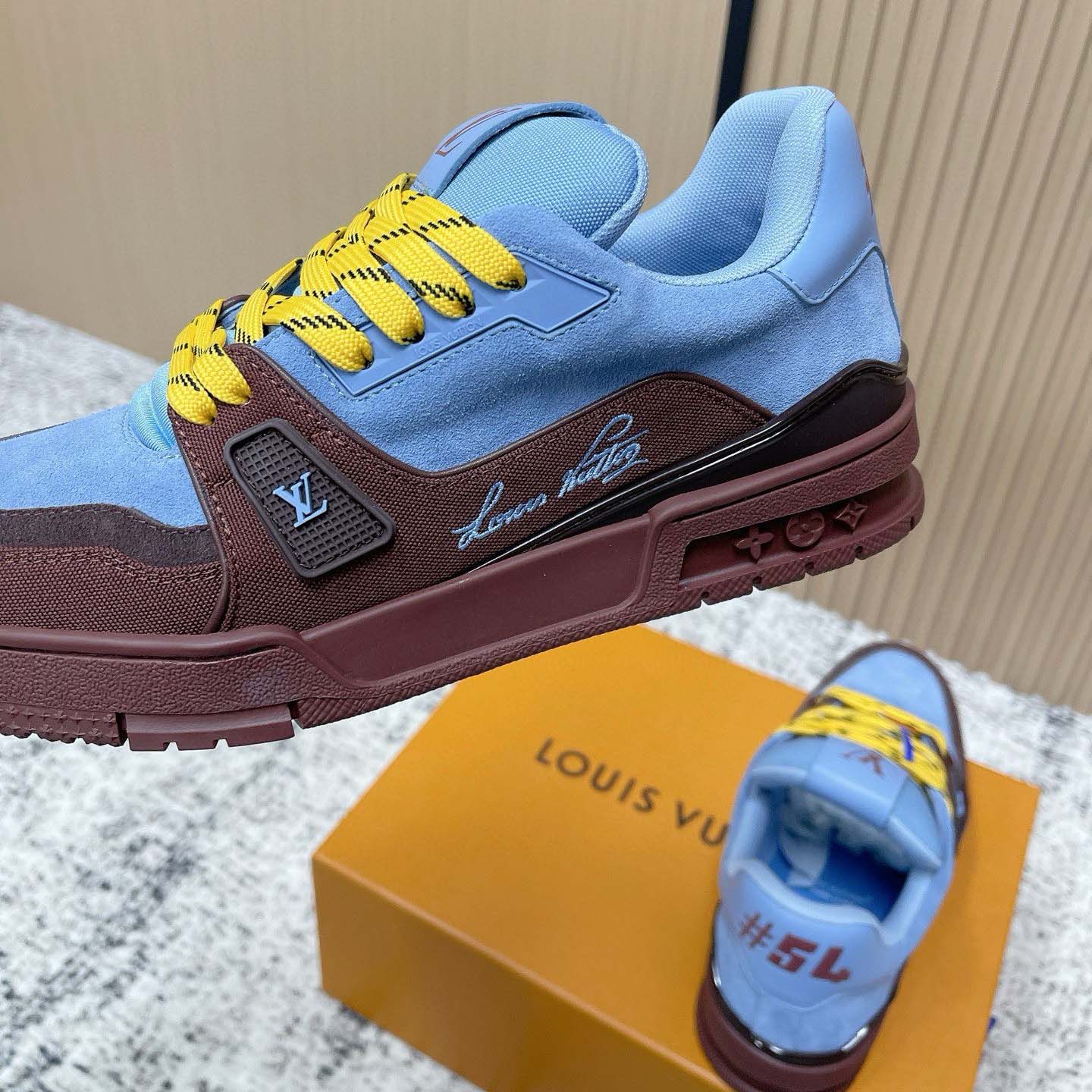 Louis Vuitton LV Trainer Sneaker - DesignerGu