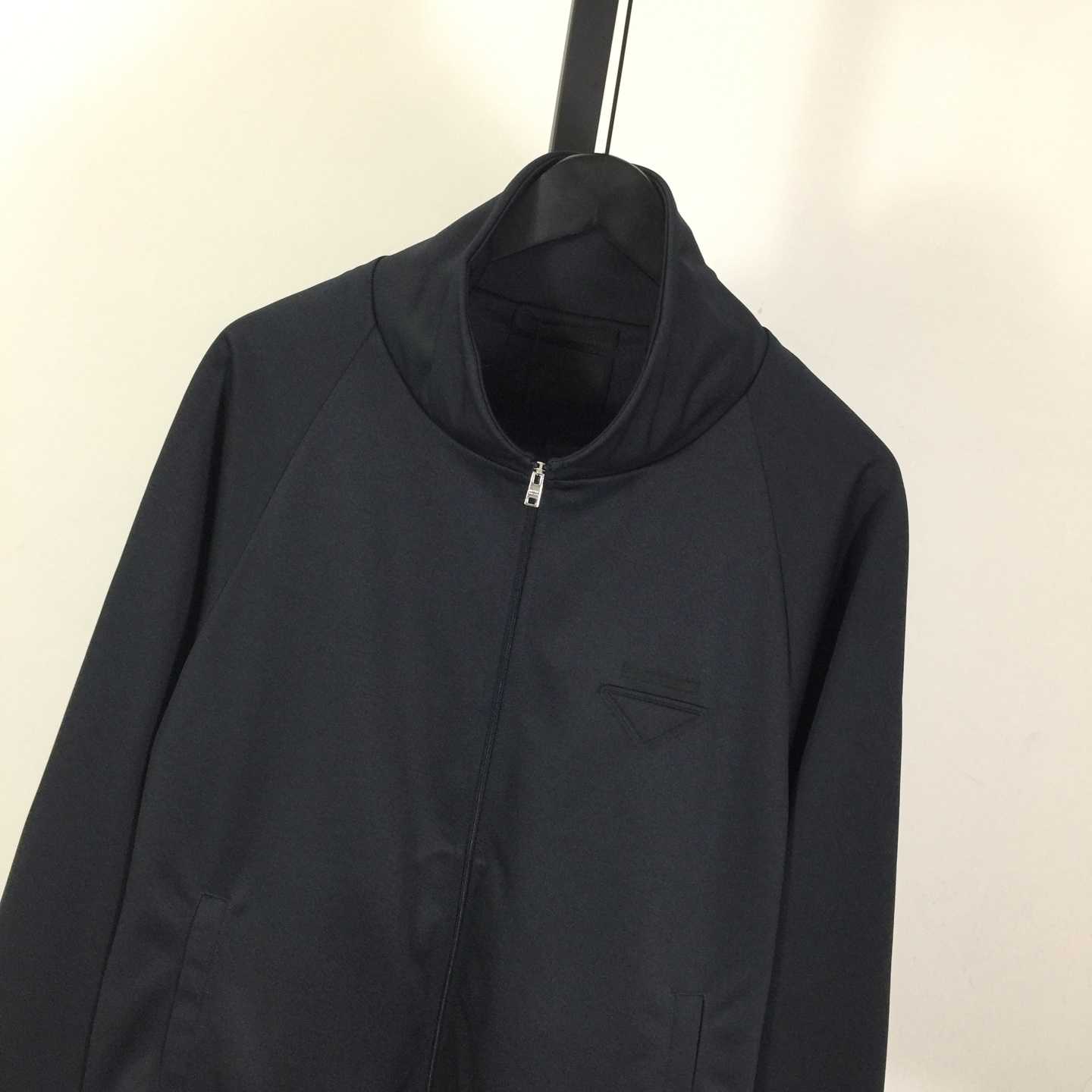 Prada Logo-patch Bomber Jacket - DesignerGu