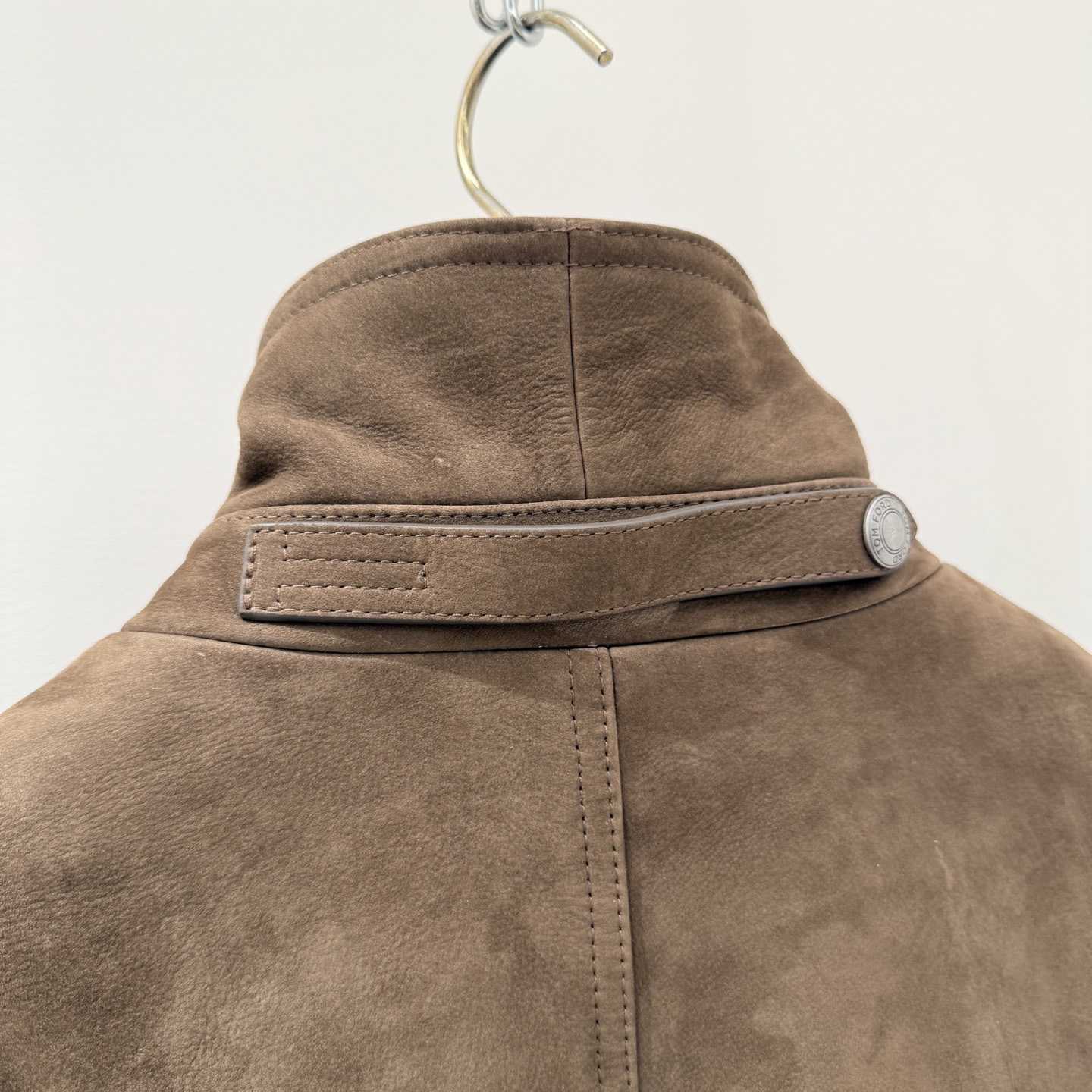 Tom Ford Men's Suede Bomber Jacket - DesignerGu