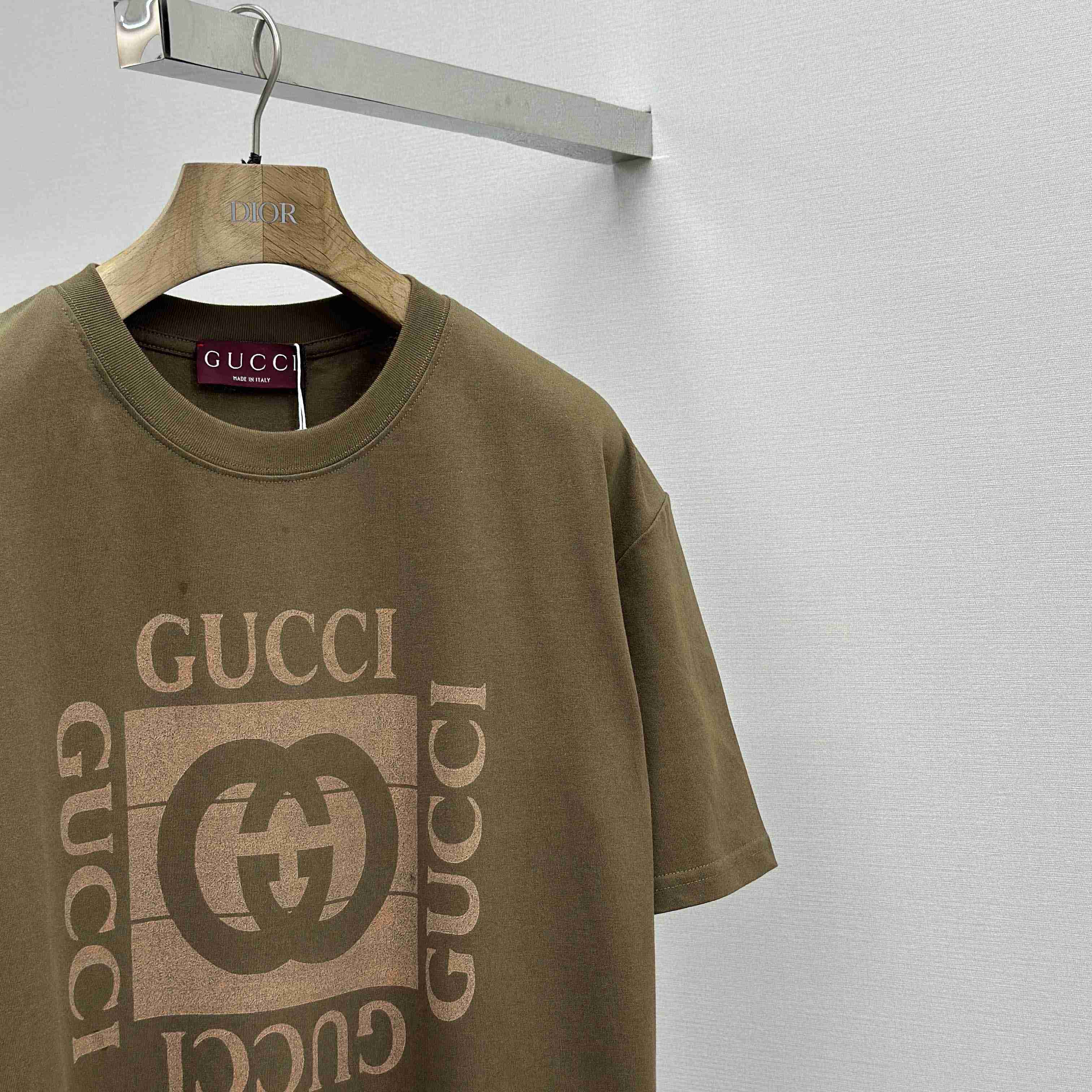 Gucci Cotton Jersey T-shirt With Print - DesignerGu