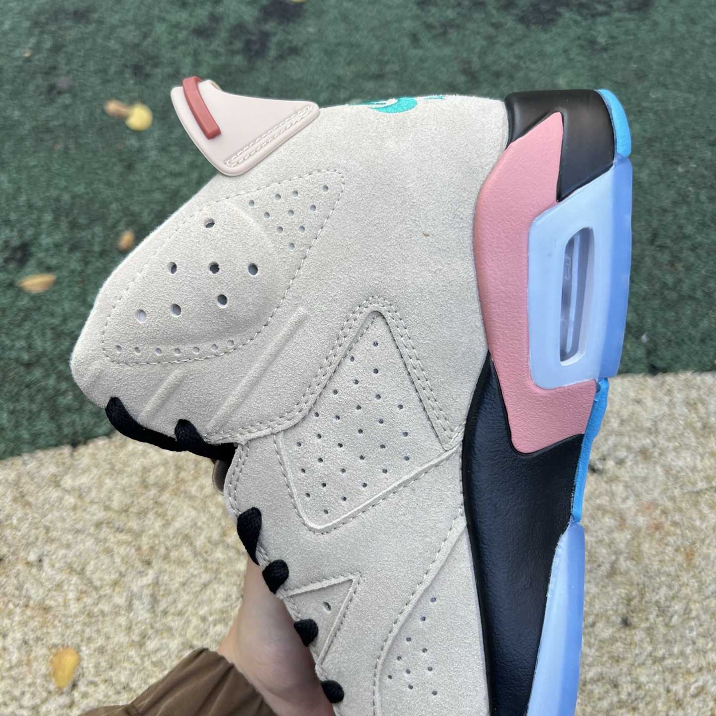 Air Jordan 6 x A Ma Maniére “Brown Pink Black” | IF3103-100 - DesignerGu