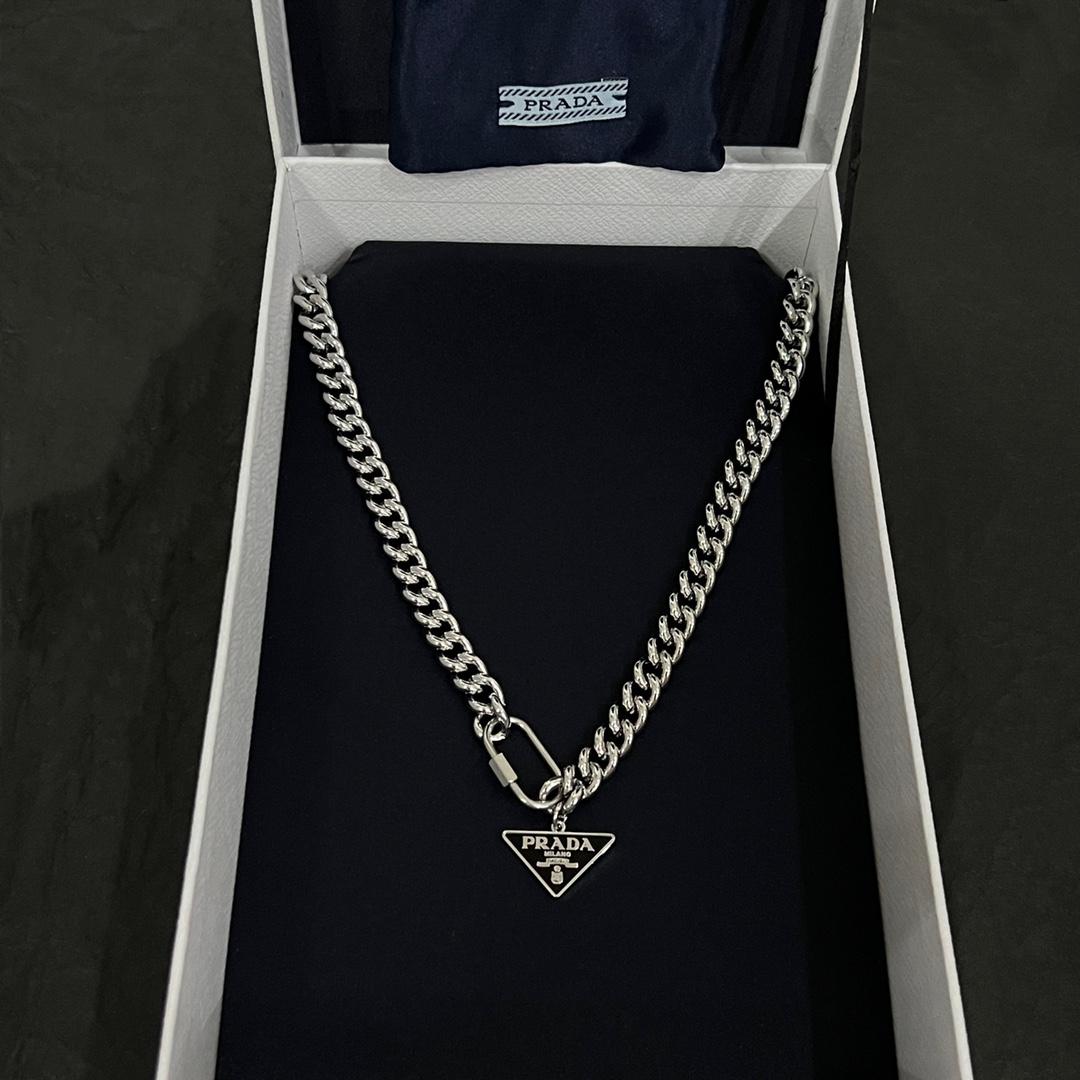 Prada Symbole Necklace - DesignerGu