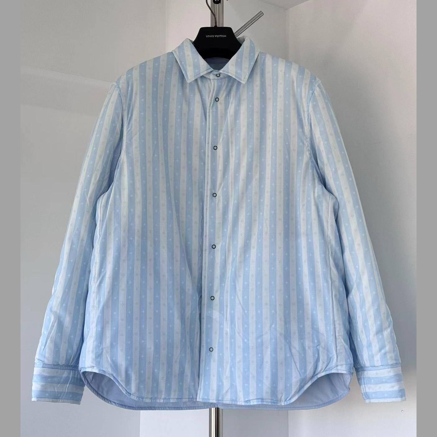 Louis Vuitton Reversible Padded Long-Sleeved Overshirt - DesignerGu