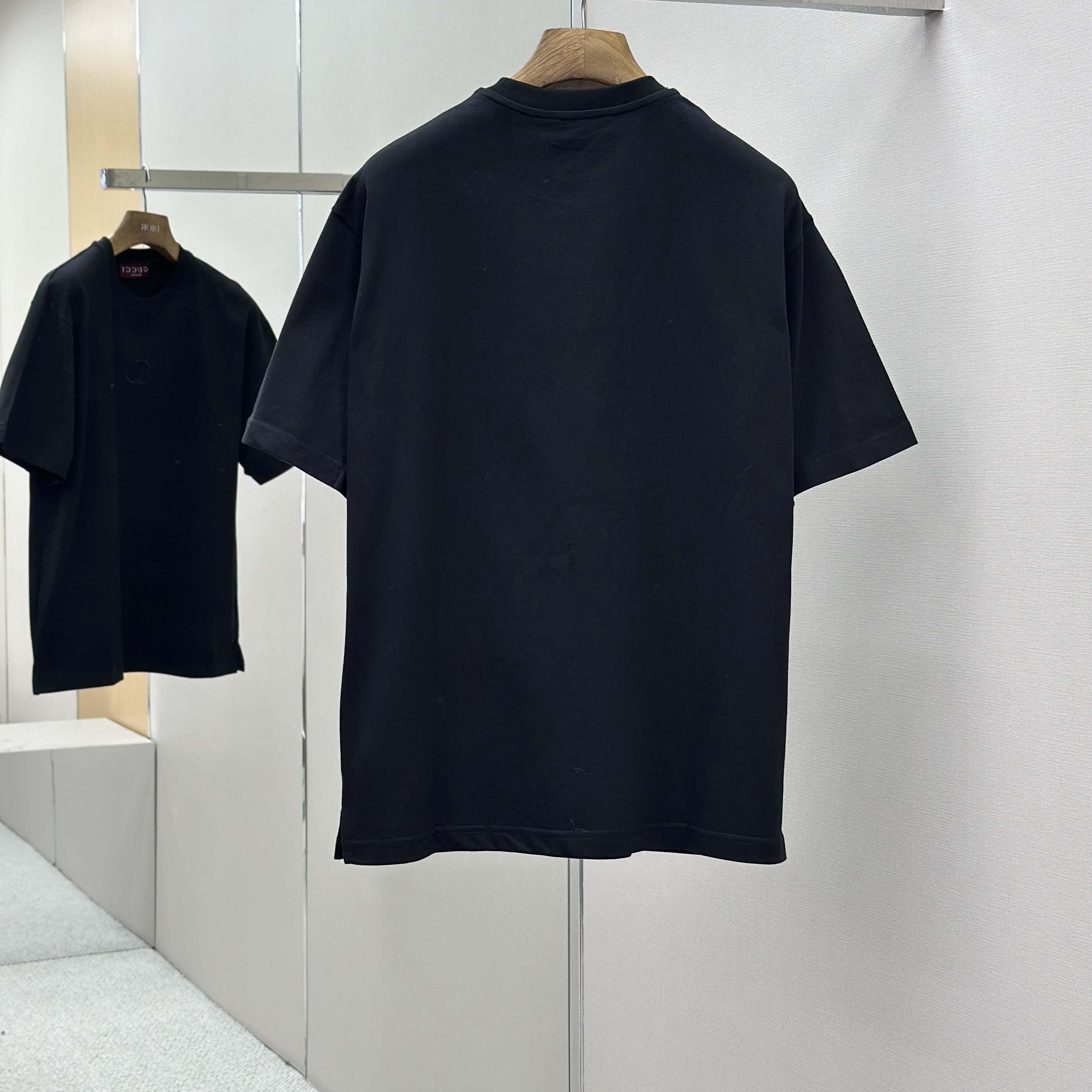 Gucci Cotton Jersey T-shirt With Embroidery - DesignerGu