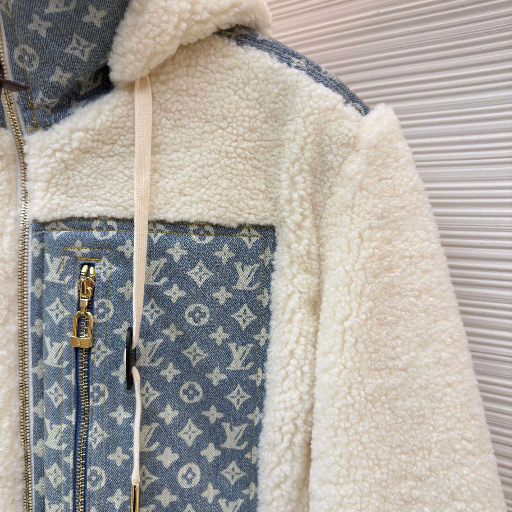 Louis Vuitton Monogram Accent Fleece Jacket - DesignerGu