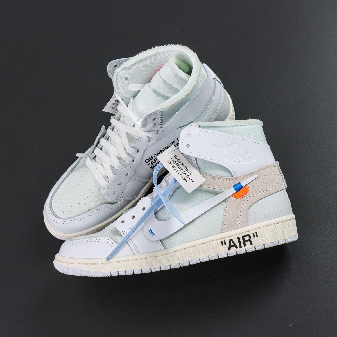 Off-White x Air Jordan 1 Retro High OG Sneaker    AQ0818-100 - DesignerGu