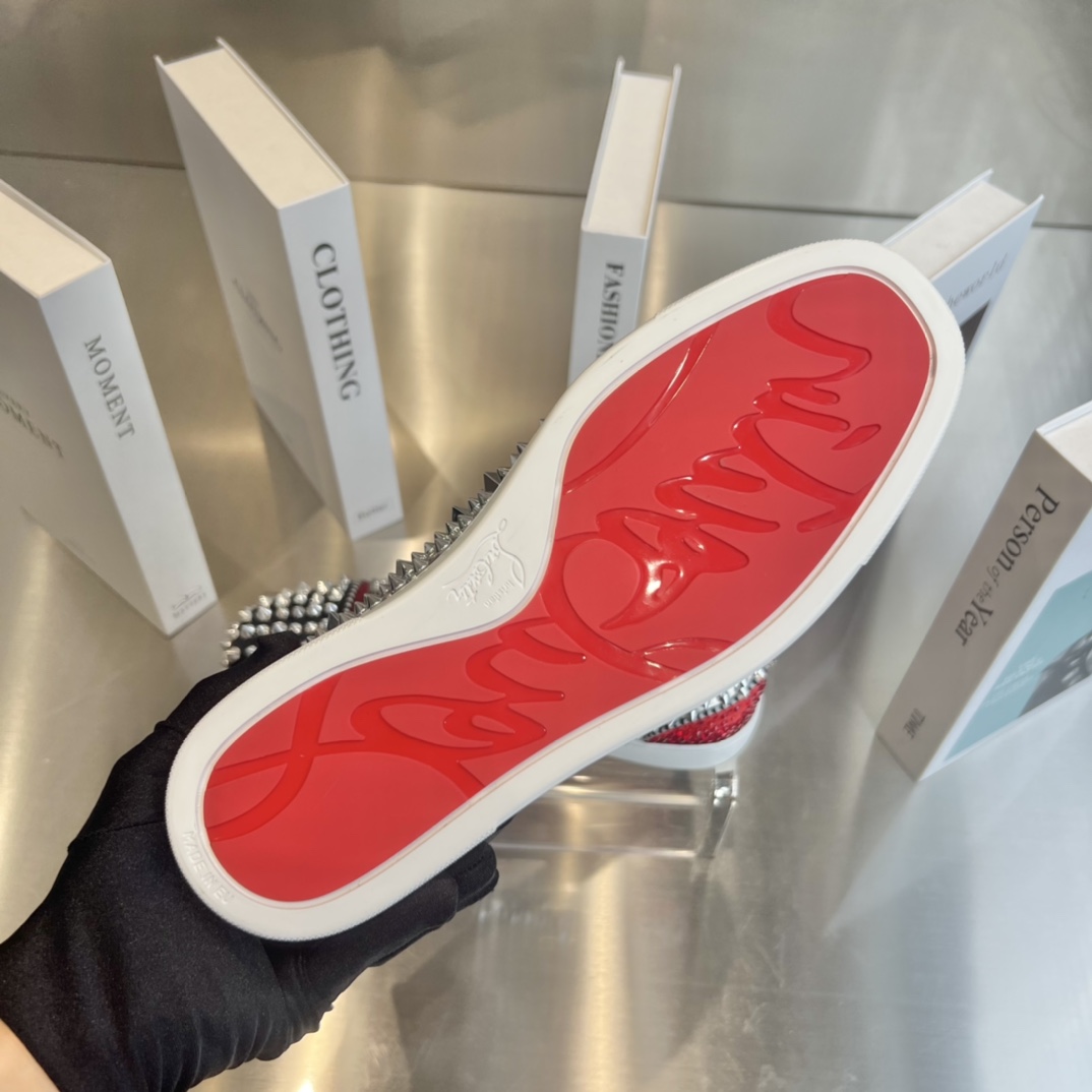 Christian Louboutin High-Top Sneakers - DesignerGu