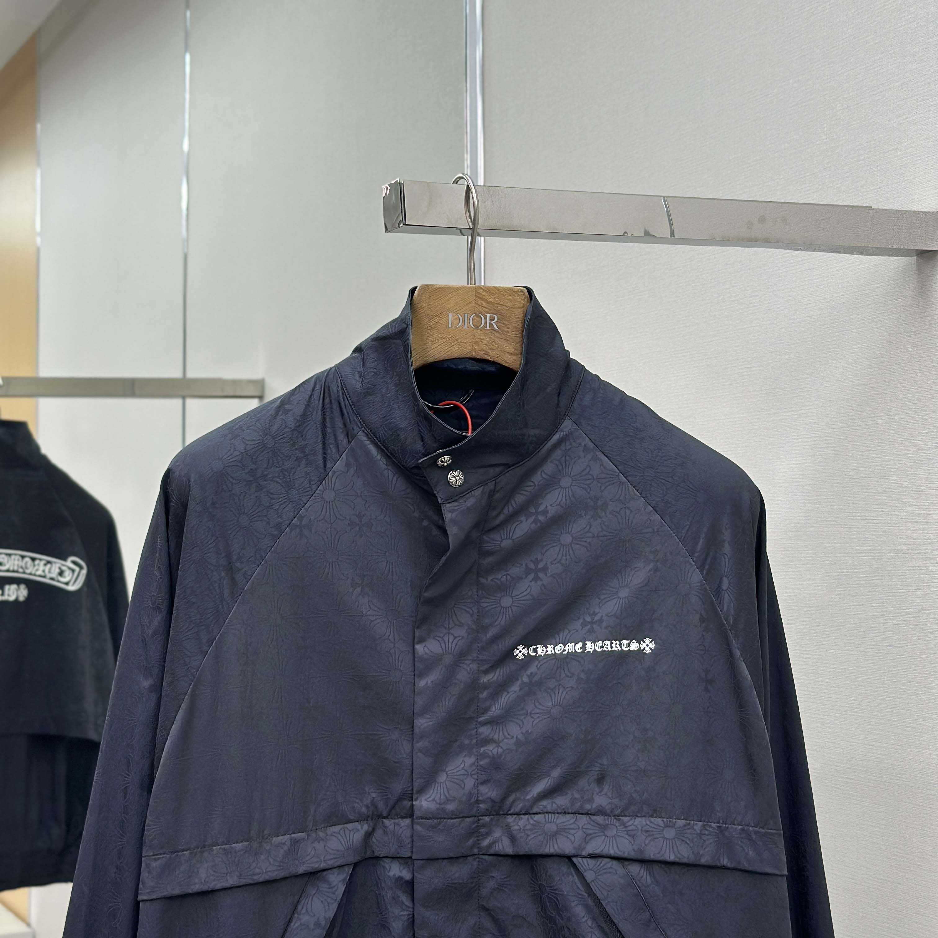 Chrome Hearts All-Over Nylon Track Jacket - DesignerGu