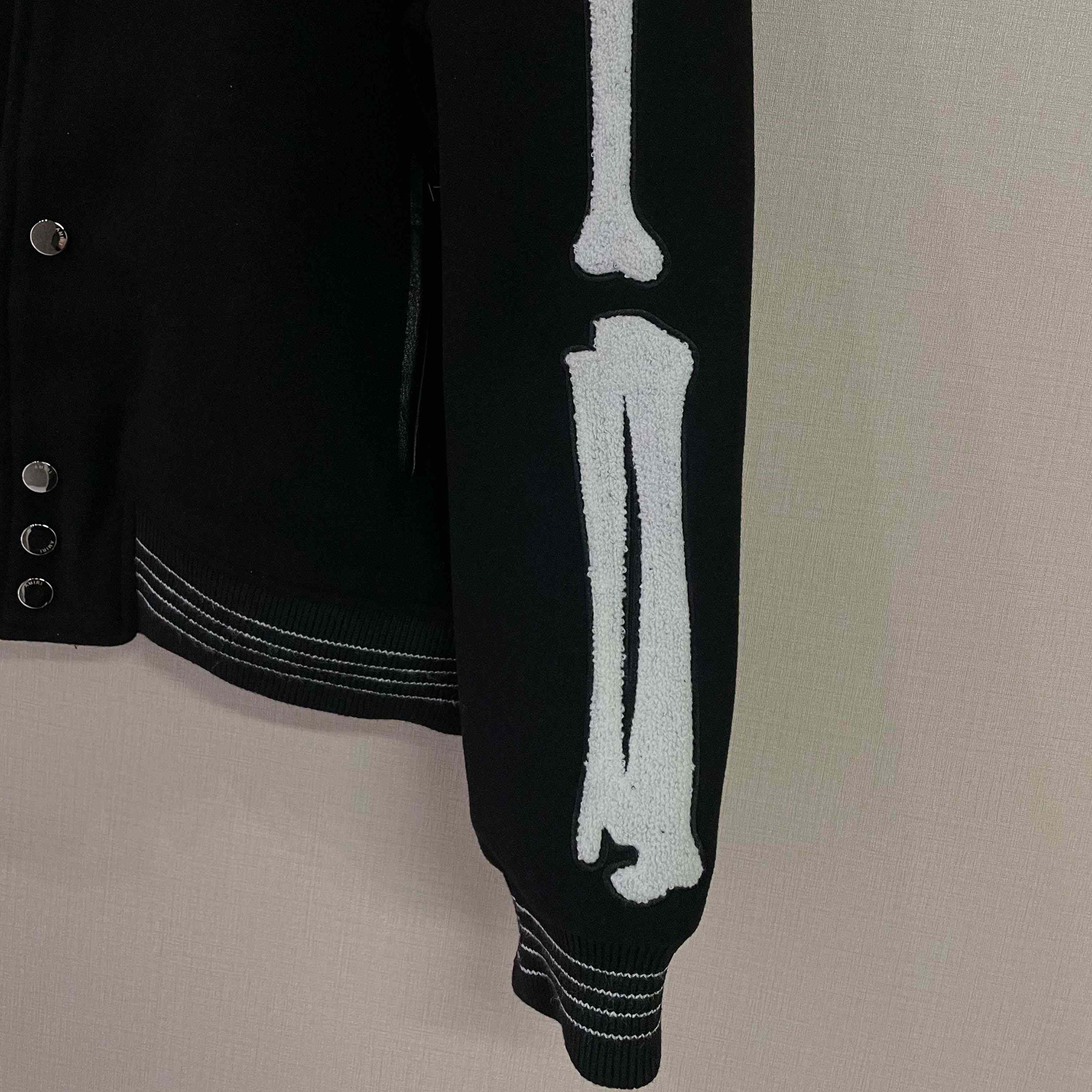 Amiri Bones Varsity Jacket - DesignerGu