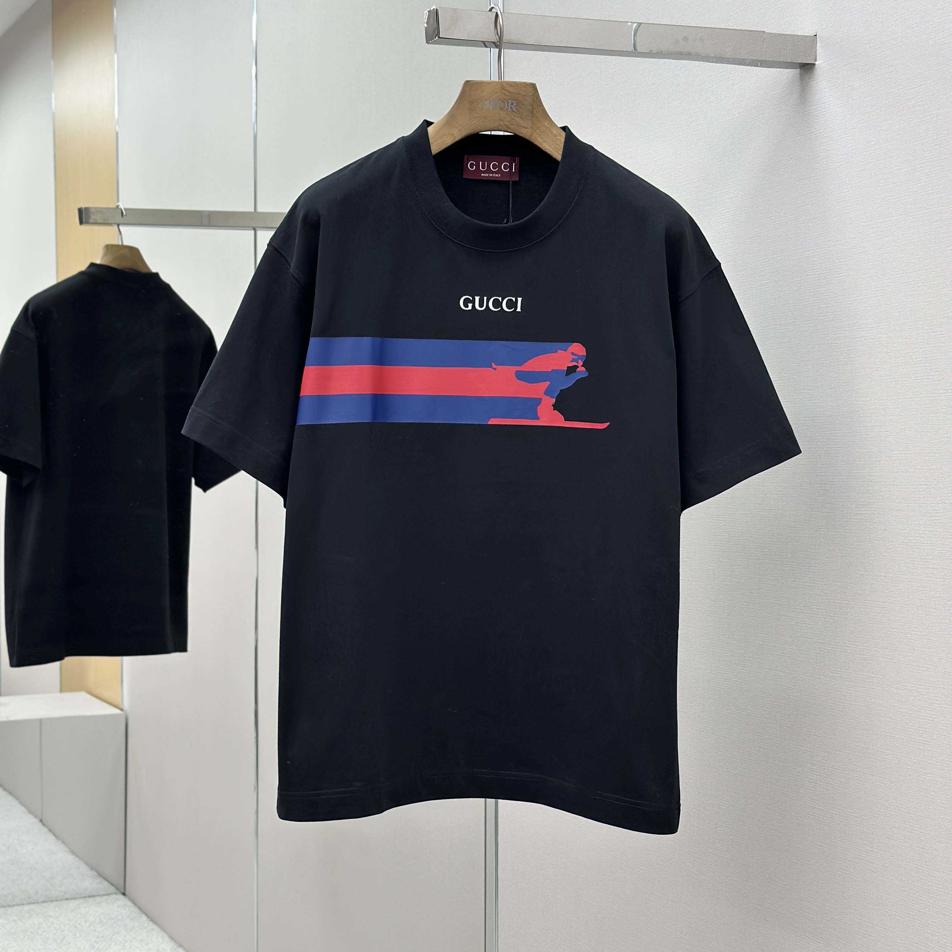 Gucci Cotton Jersey T-shirt With Print - DesignerGu