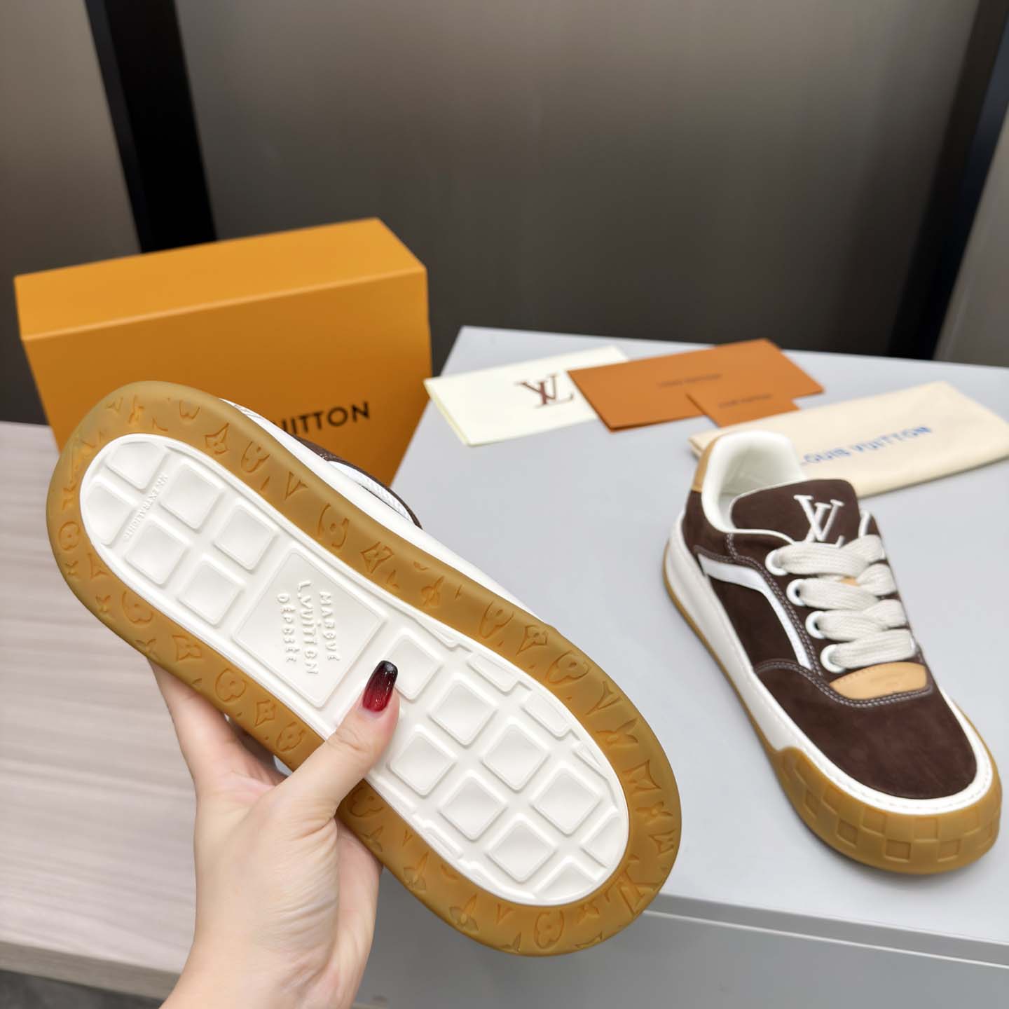 Louis Vuitton LV Tilted Sneaker  - DesignerGu