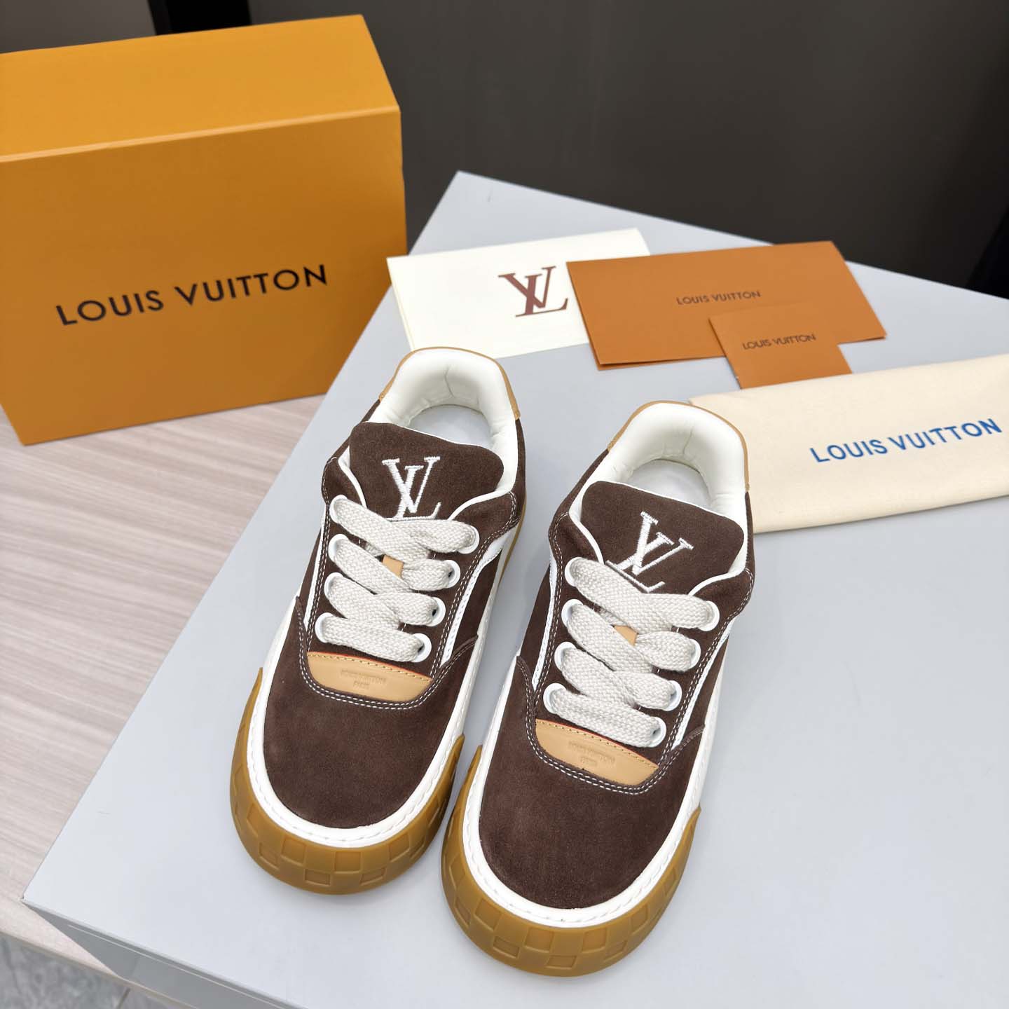 Louis Vuitton LV Tilted Sneaker  - DesignerGu