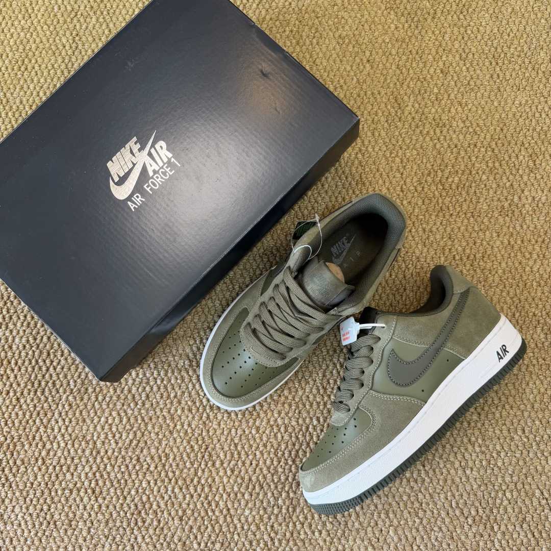 Nike Air Force 1 Low “Olive Suede” | IB6388-200 - DesignerGu