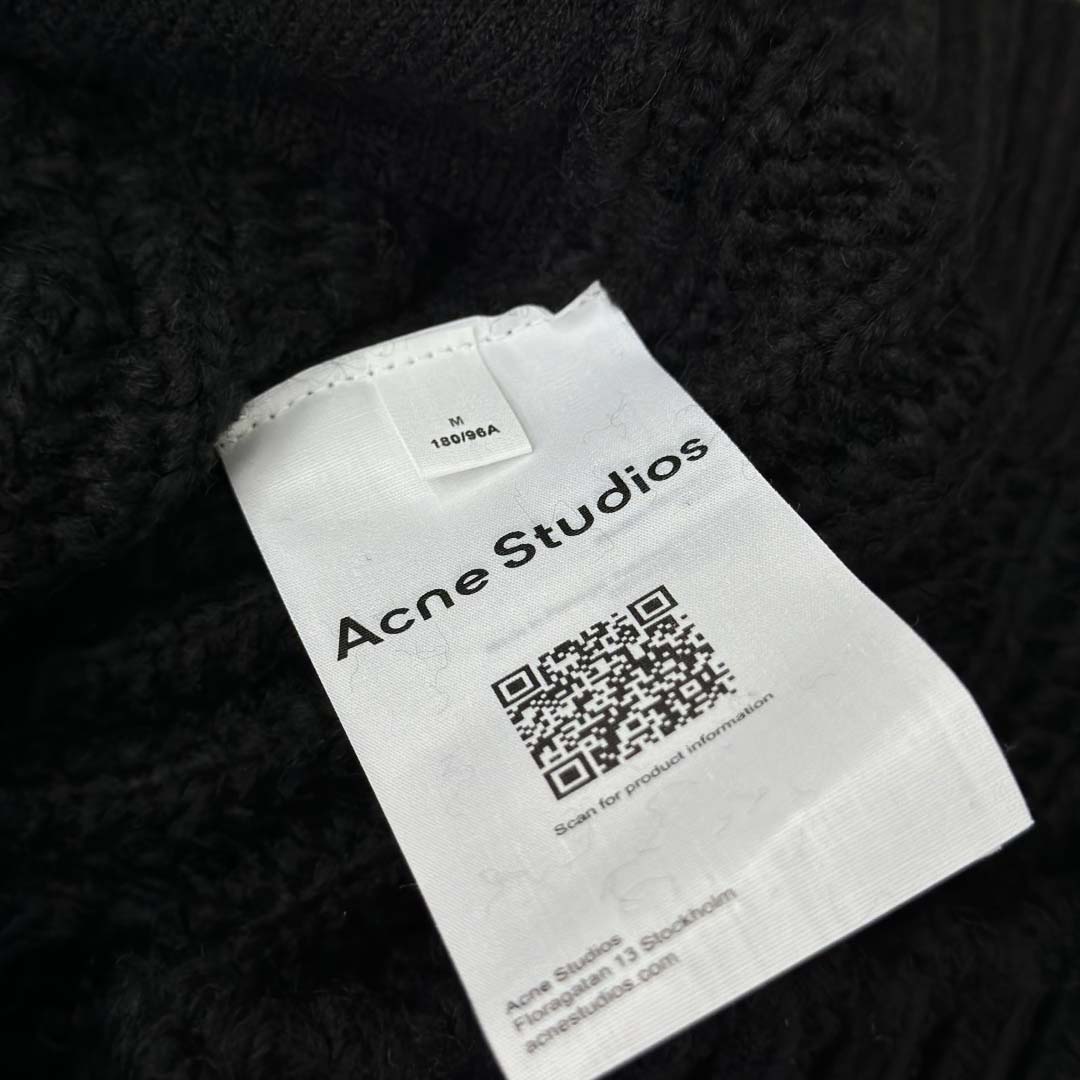 Acne Studios Wool Zip Cardigan - DesignerGu