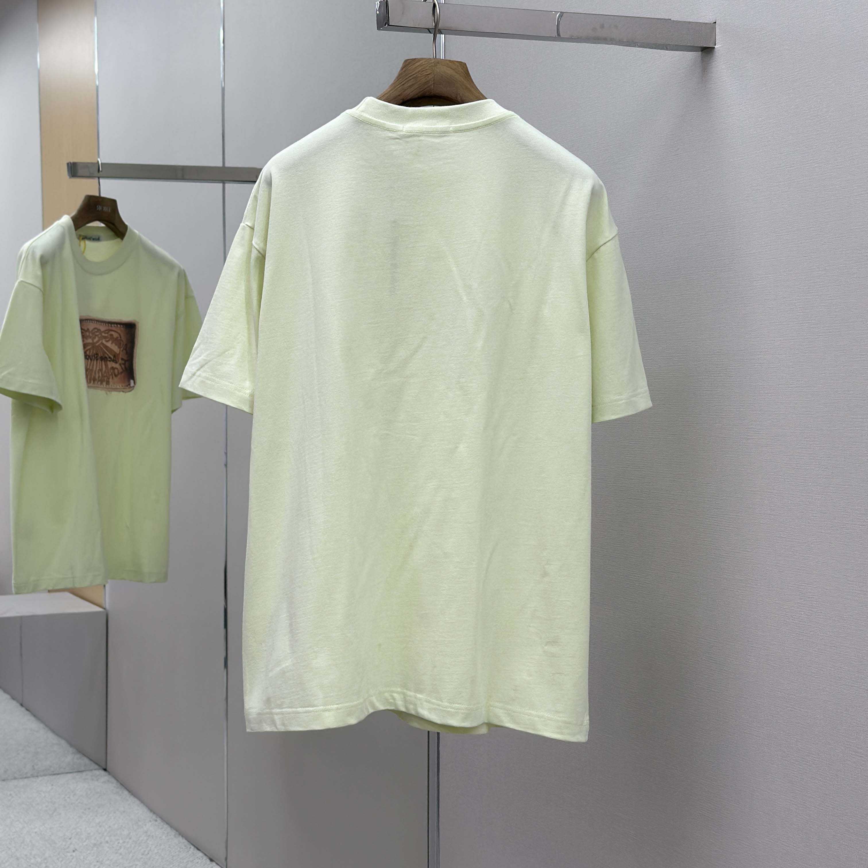 Acne Studios Logo T-shirt - Pistachio Green - DesignerGu