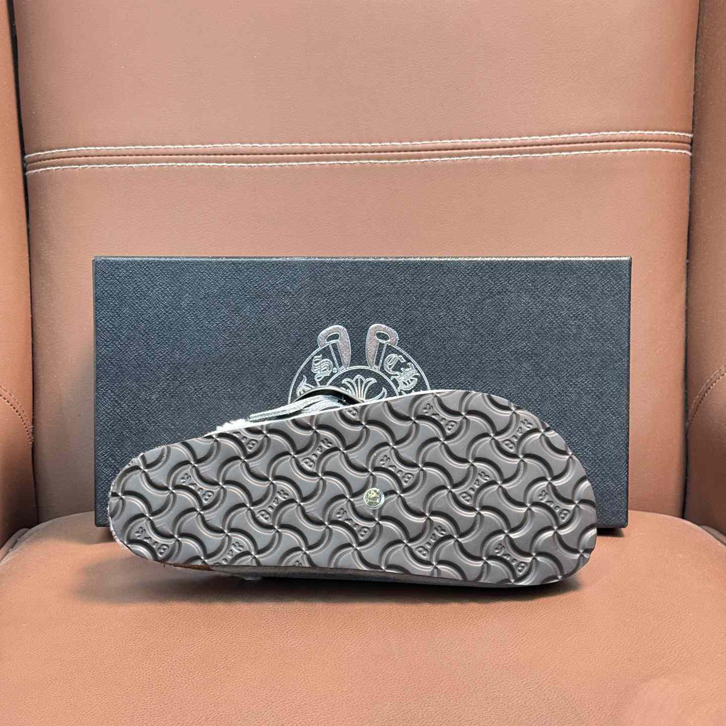 Chrome Hearts Birkenstock Boston Suede Sandals  - DesignerGu