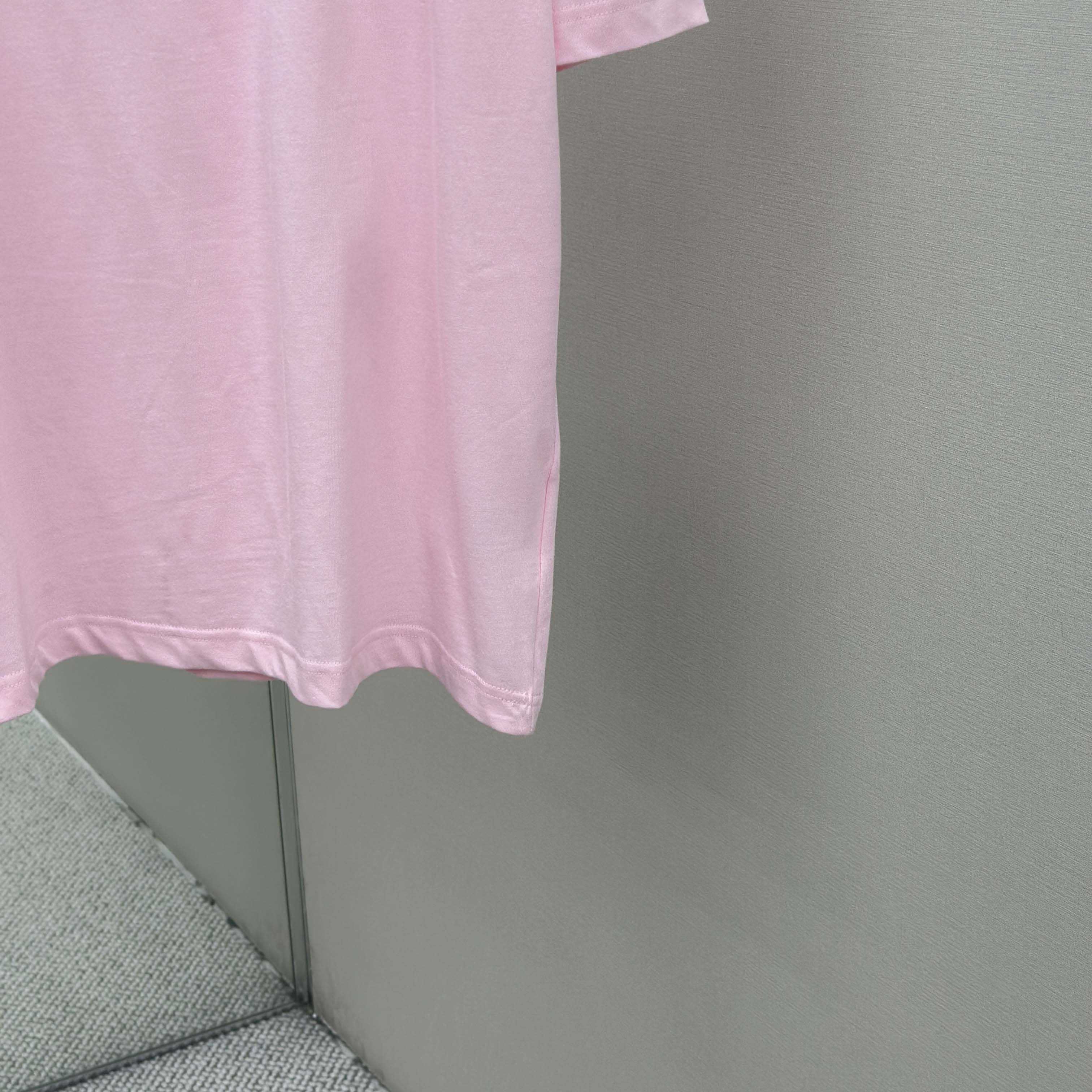 Acne Studios Logo T-shirt - Baby pink - DesignerGu