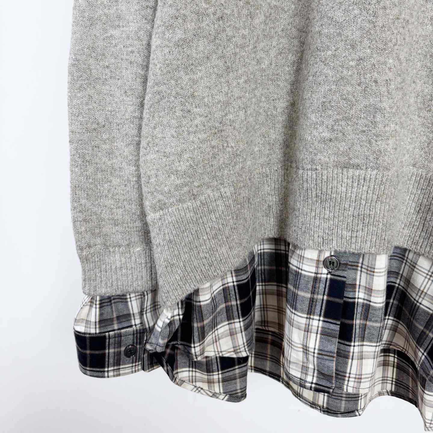 Acne Studios - Layered wool hoodie - DesignerGu