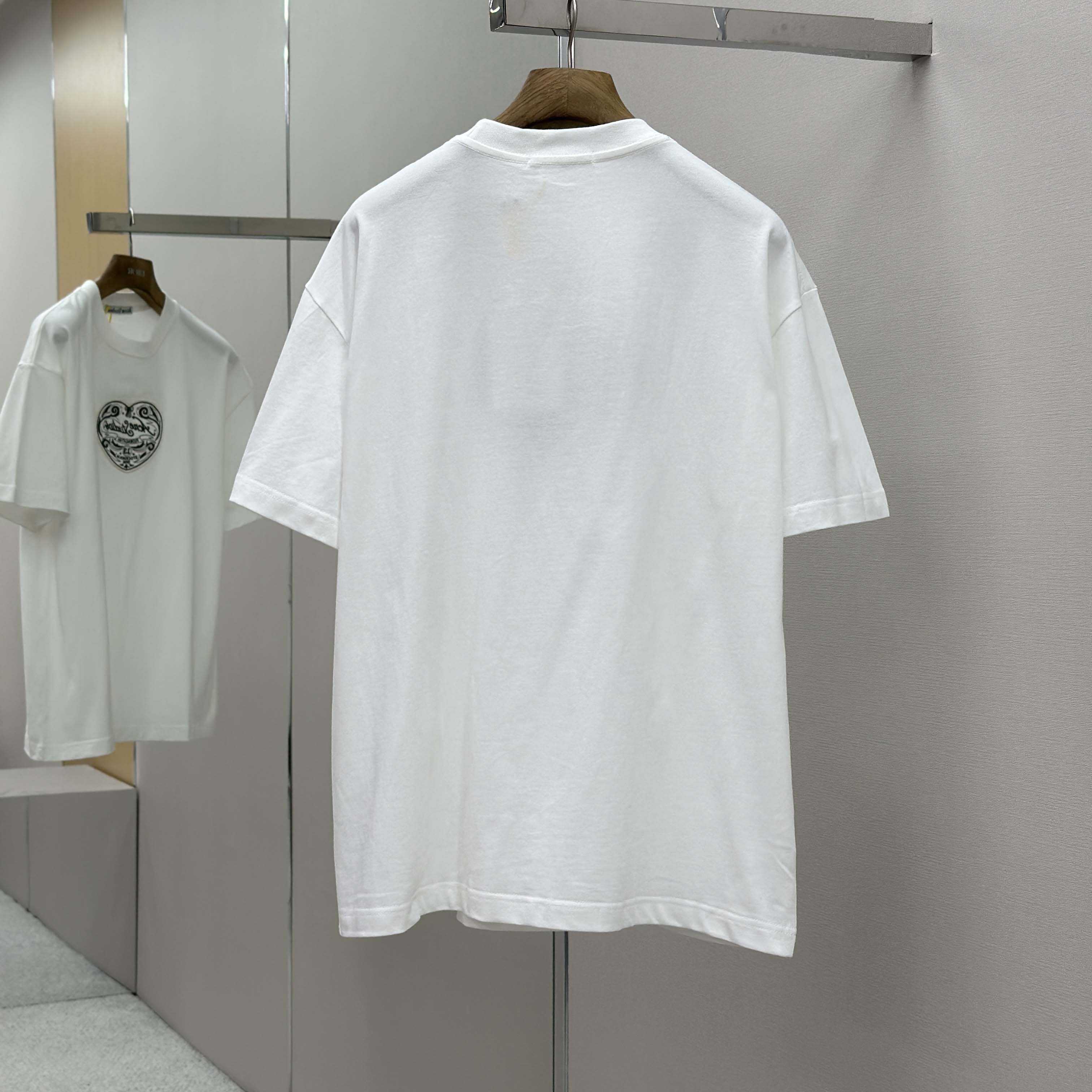 Acne Studios Logo T-shirt - Off white - DesignerGu