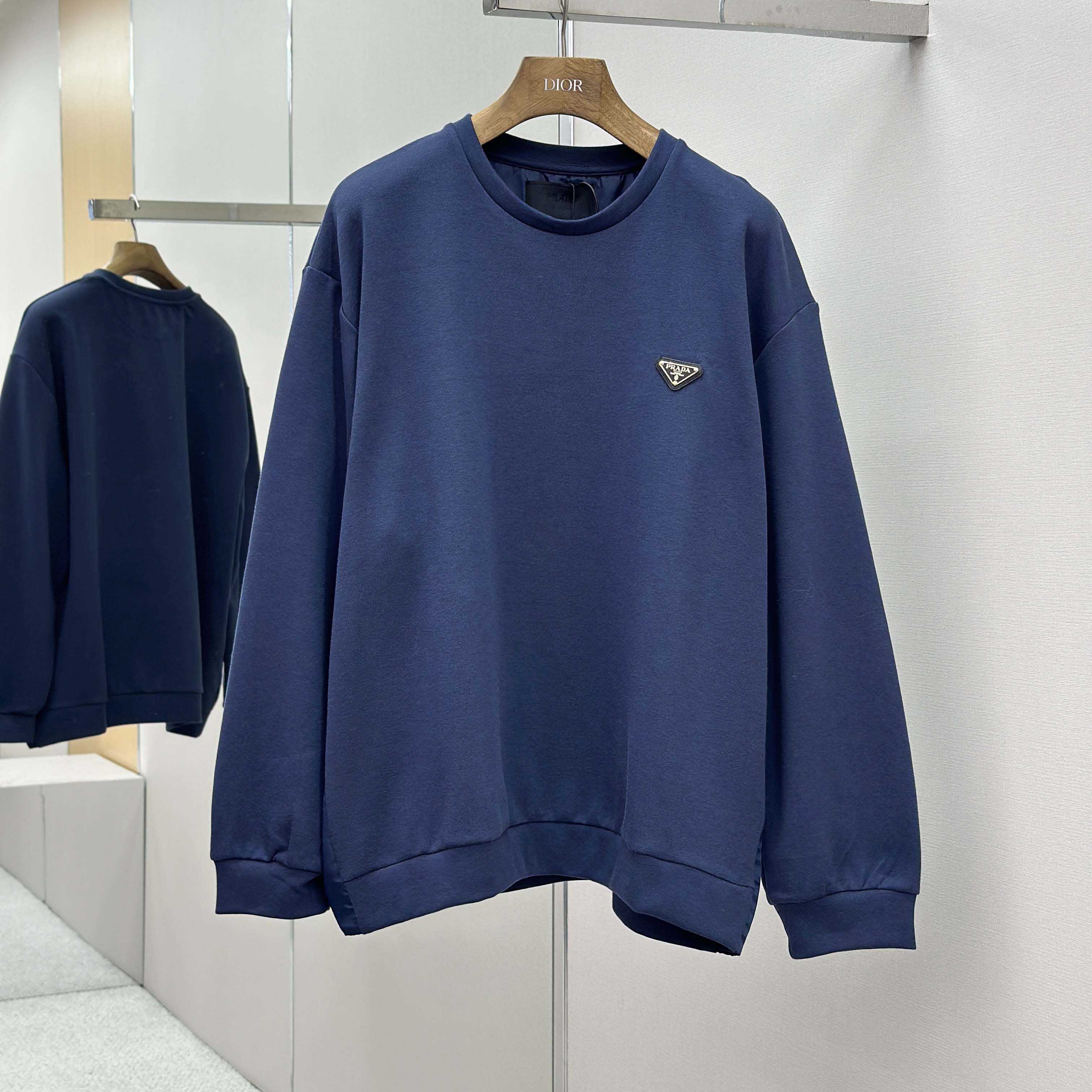Prada Technical Cotton Sweatshirt - DesignerGu
