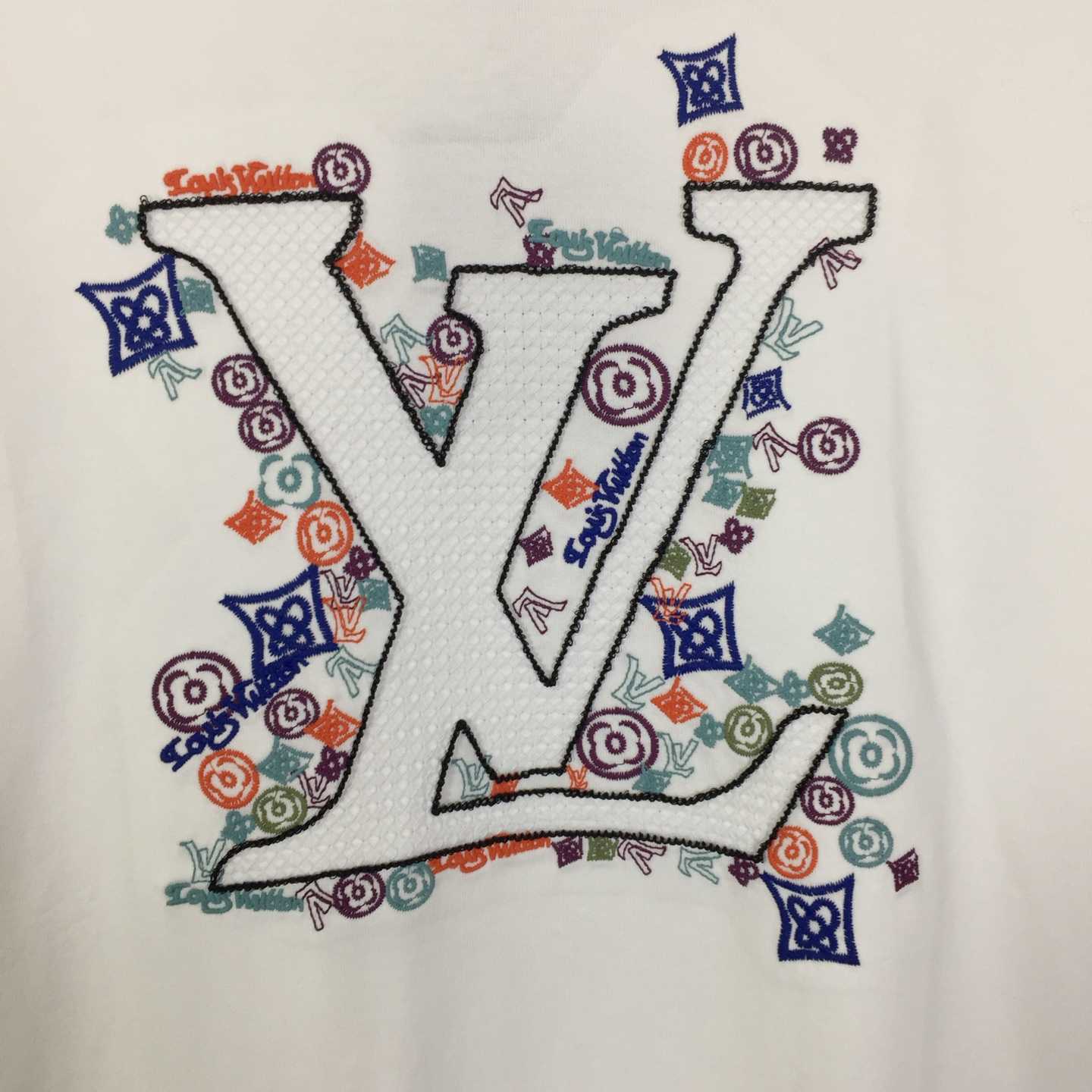 Louis Vuitton Embroidered T-Shirt - DesignerGu