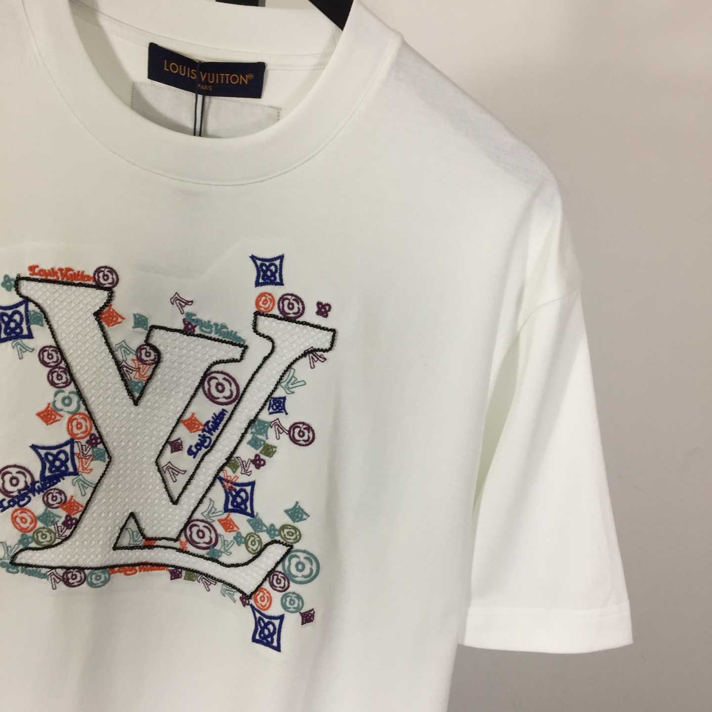 Louis Vuitton Embroidered T-Shirt - DesignerGu