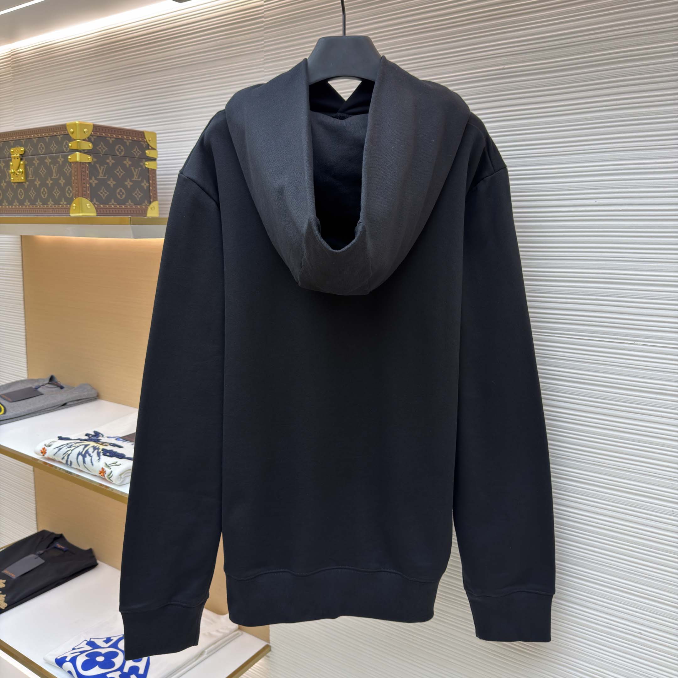 Moncler Logo Patch Cotton Hoodie - DesignerGu