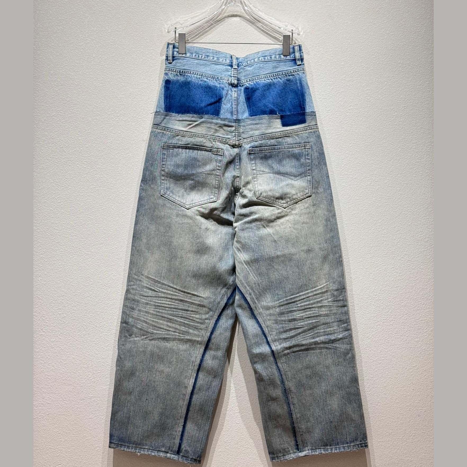 Balenciaga Cut-Up Baggy Pants - DesignerGu