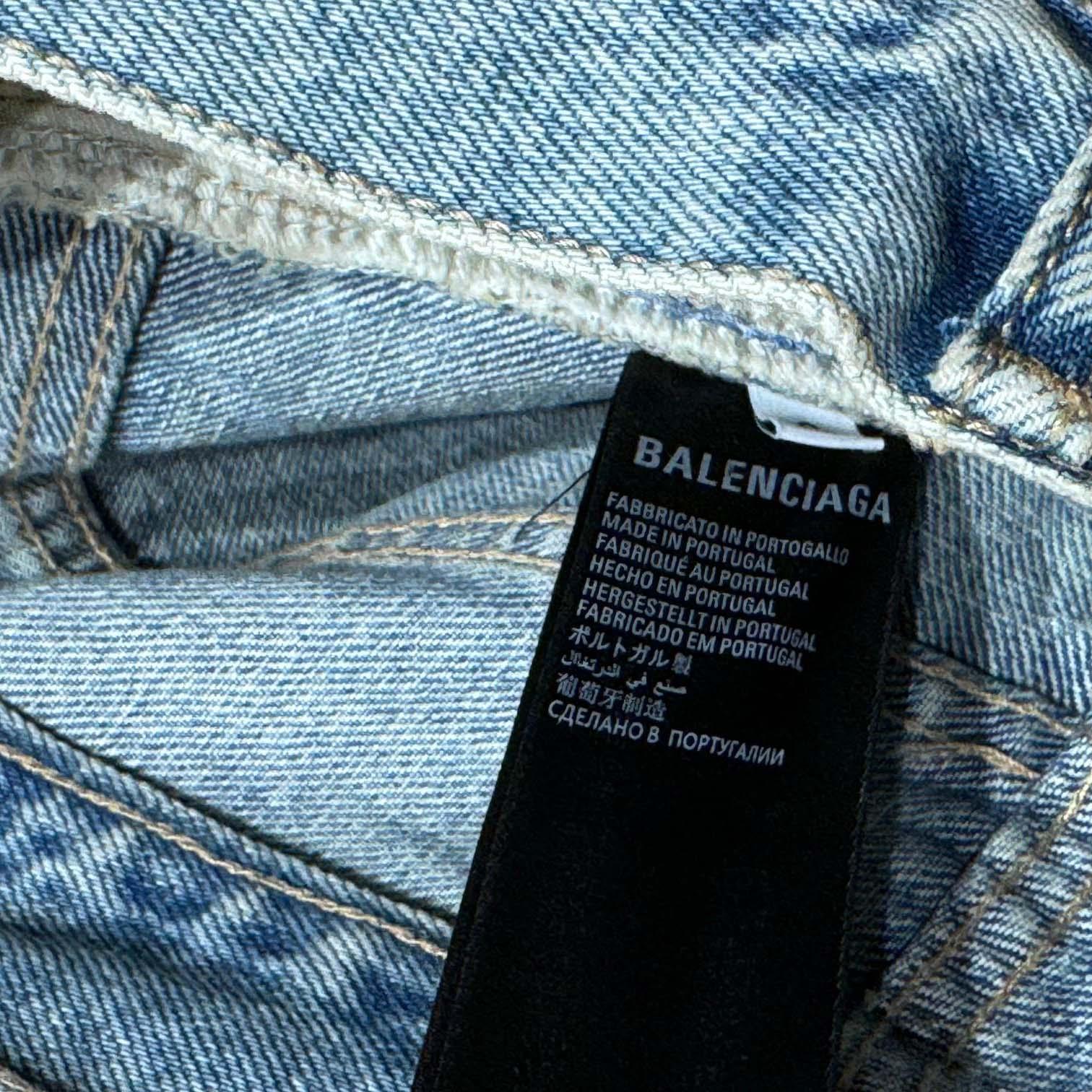 Balenciaga Cut-Up Baggy Pants - DesignerGu