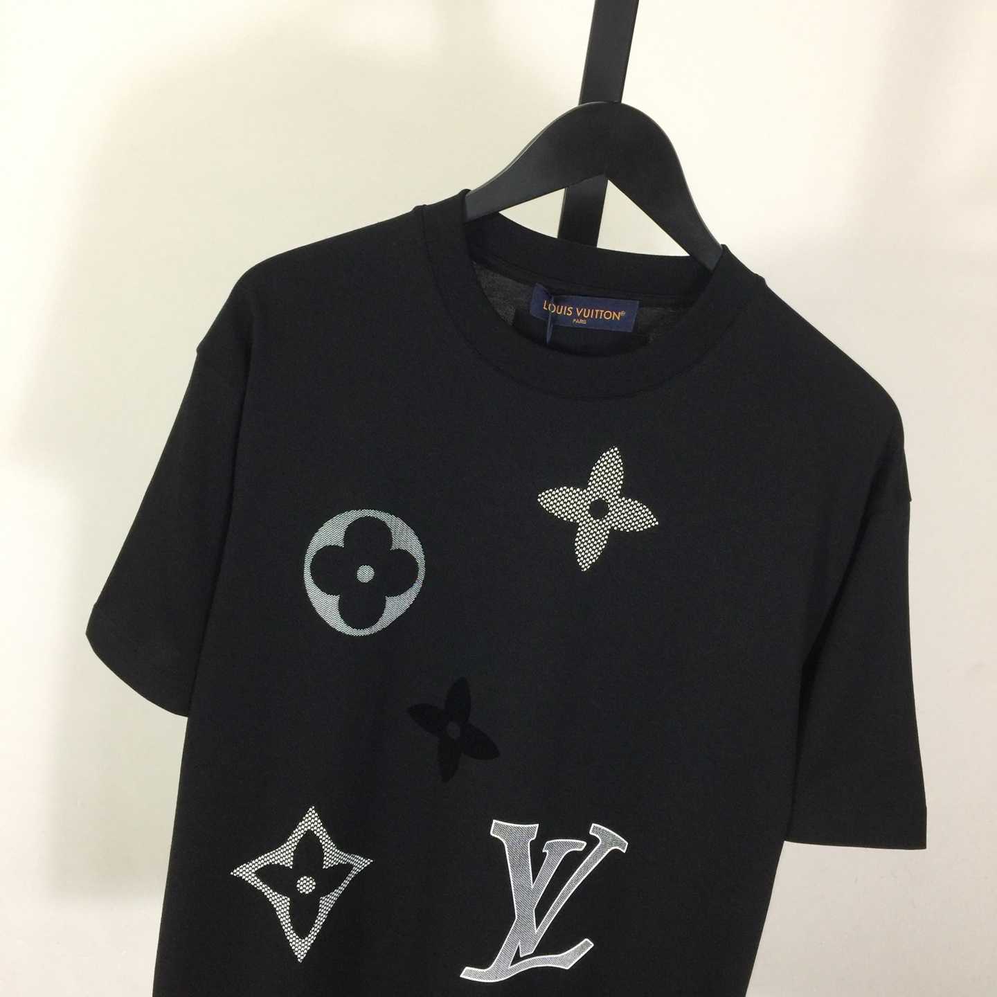 Louis Vuitton Monogram Short-Sleeved Knitted Crewneck   - DesignerGu