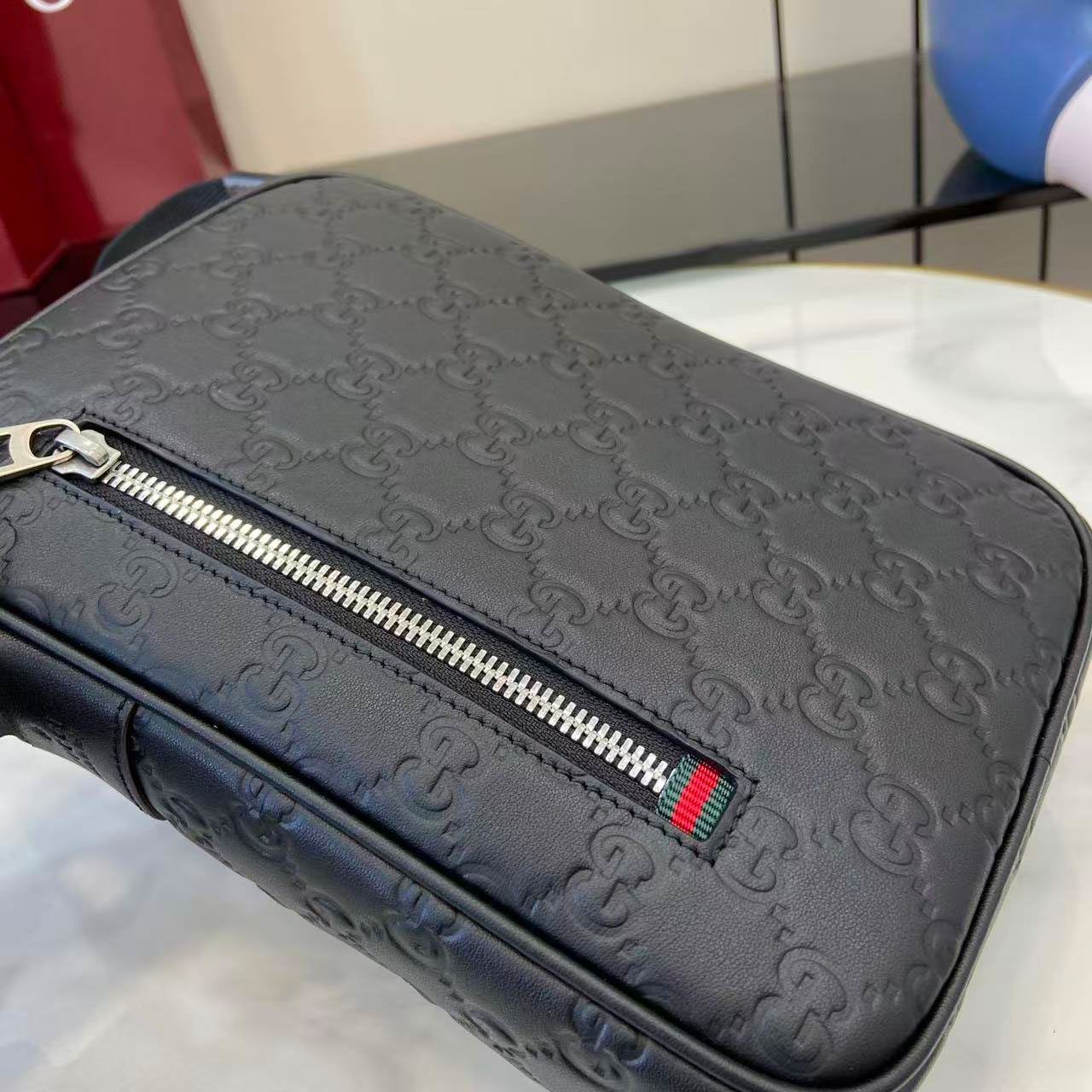 Gucci GG Emblem Small Crossbody Bag 850238 - DesignerGu