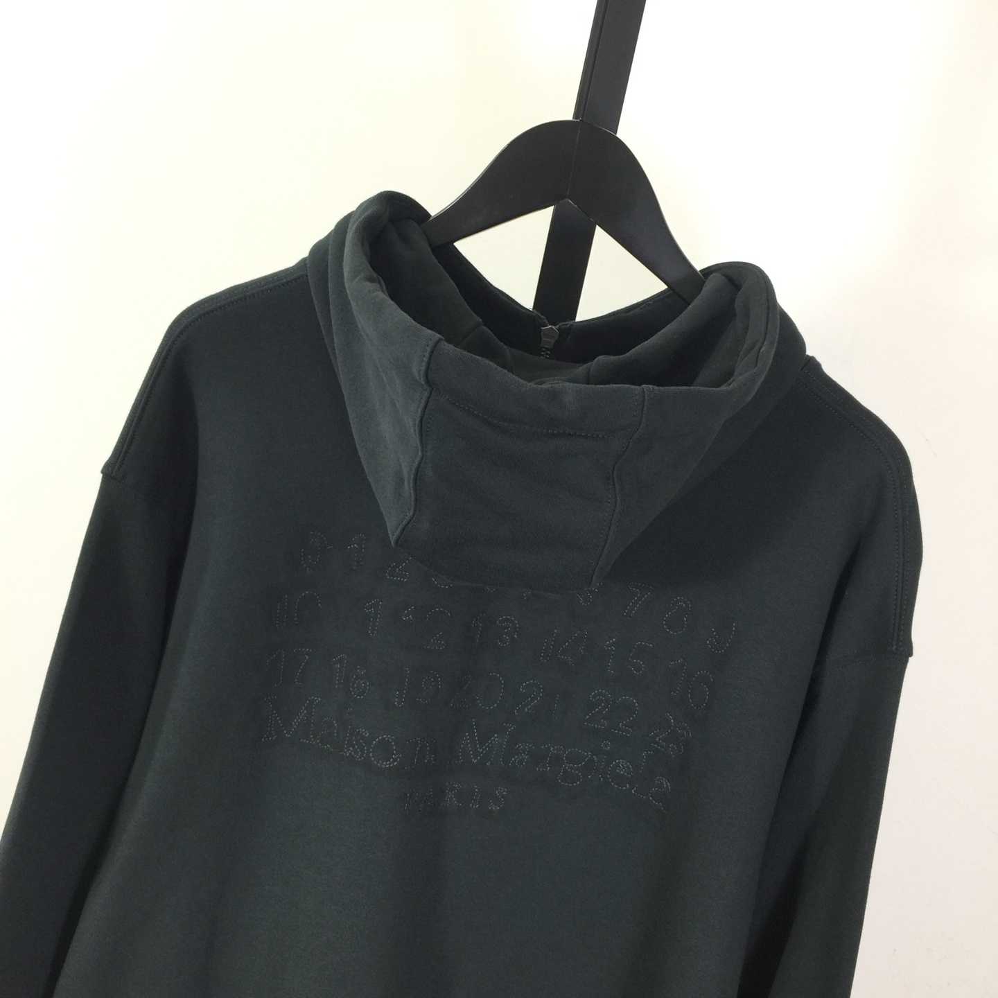 MM6 Maison Margiela Embroidered logo hoodie - DesignerGu