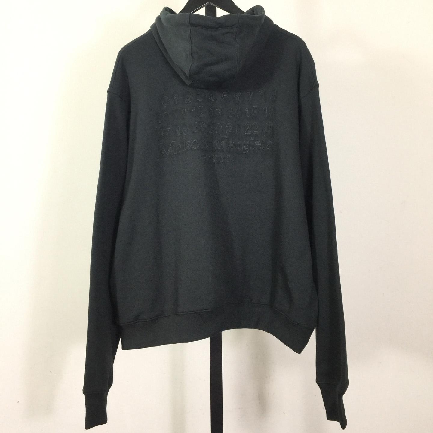 MM6 Maison Margiela Embroidered logo hoodie - DesignerGu