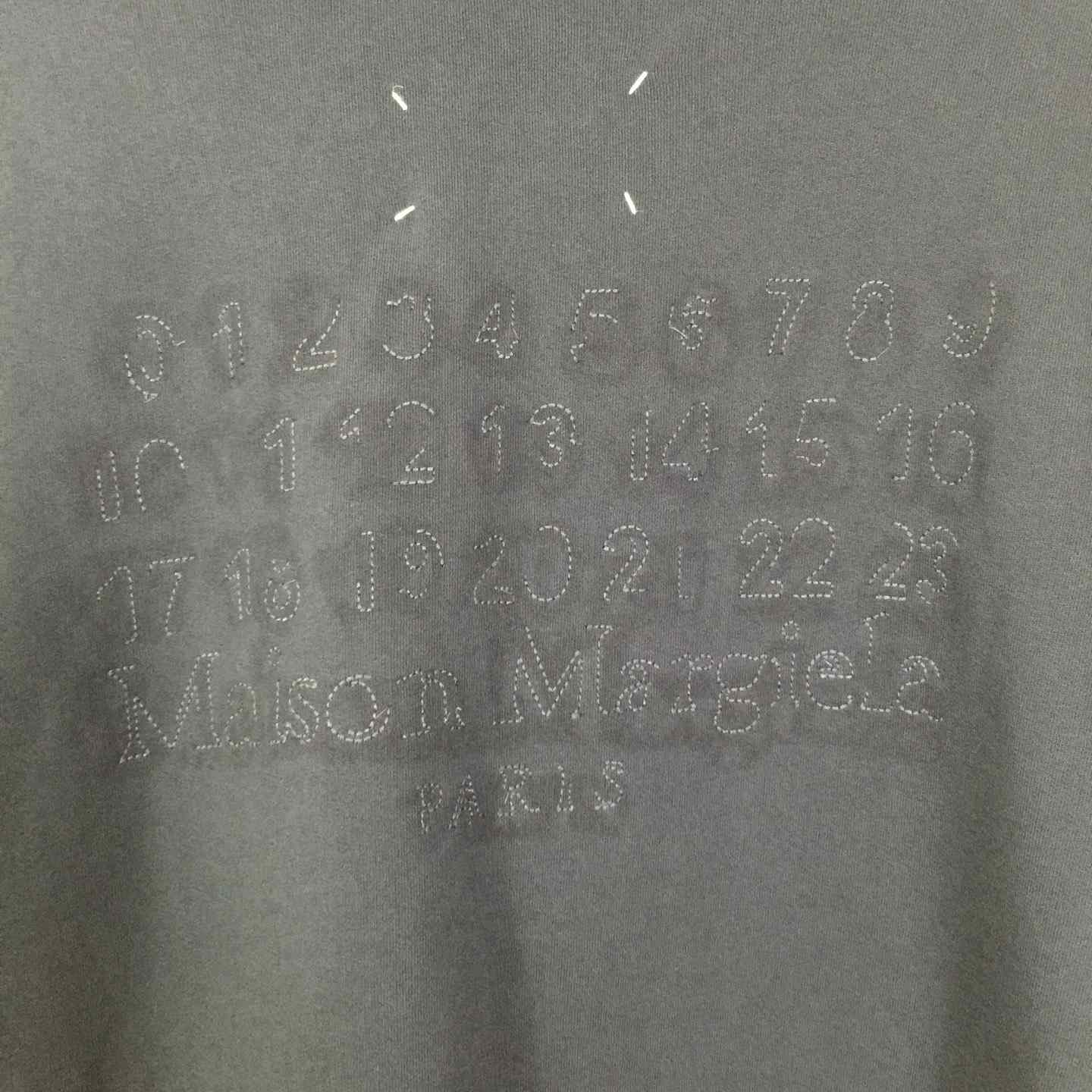 MM6 Maison Margiela Embroidered logo hoodie - DesignerGu