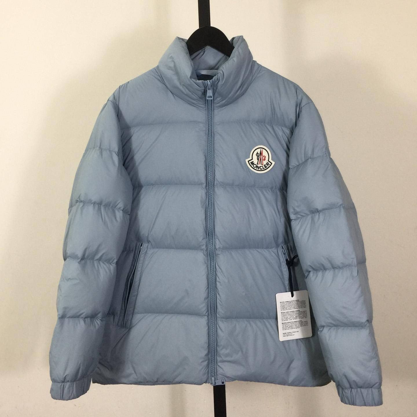 Moncler Blue Citala Short Down Jacket - DesignerGu