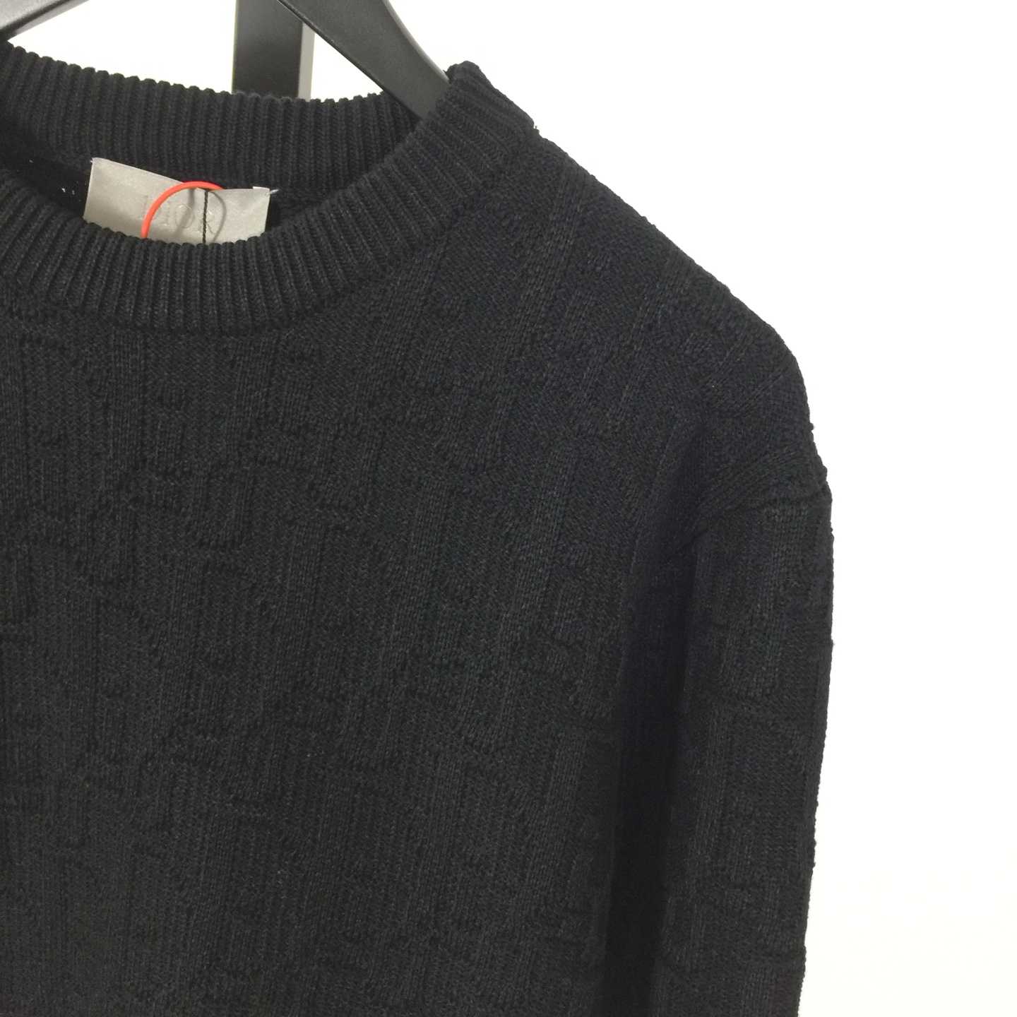 Dior Oblique Sweater Black Cotton-Blend Jacquard - DesignerGu