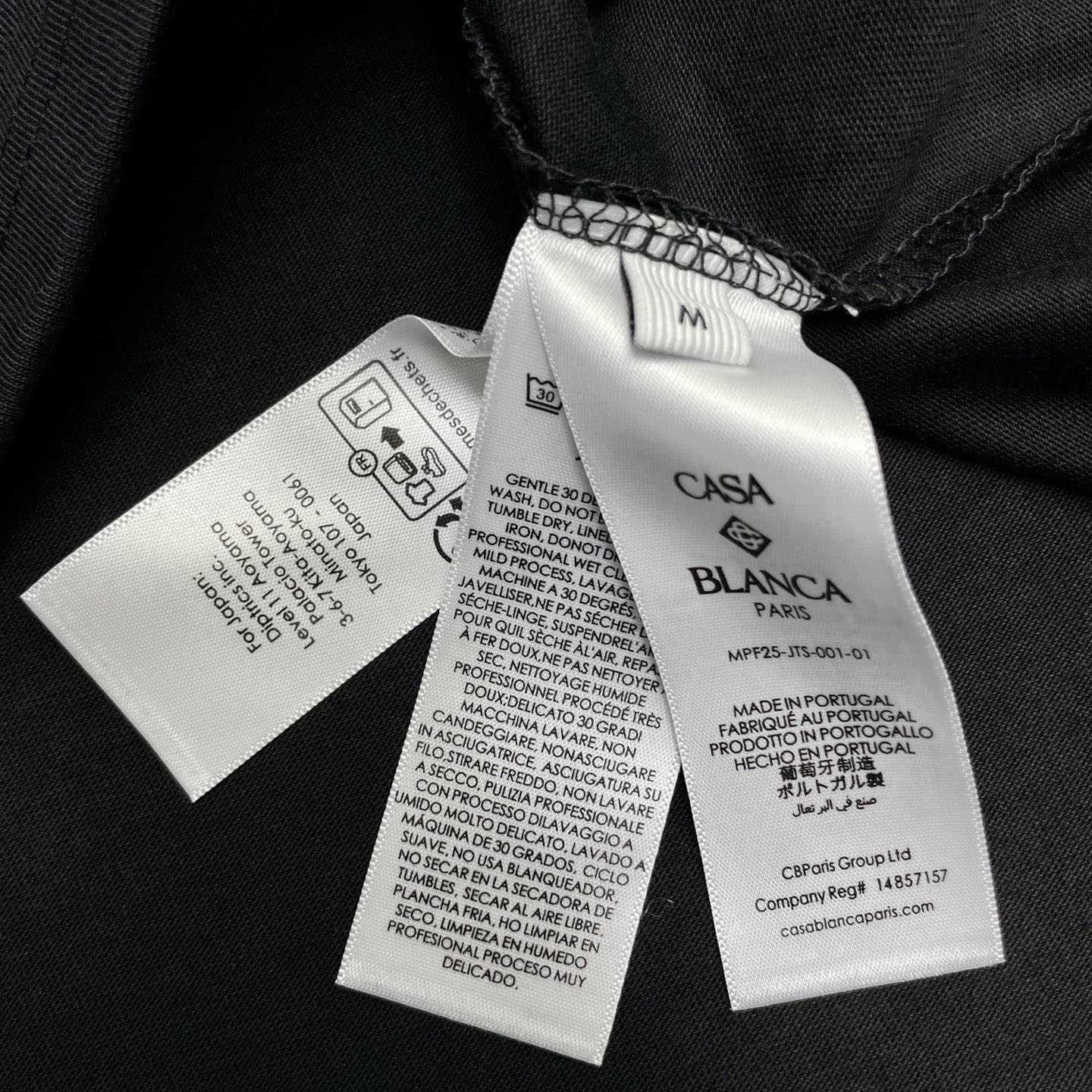 Casablanca Black Airbrush Mushroom Logo Short Sleeve T‑shirt C1127 - DesignerGu