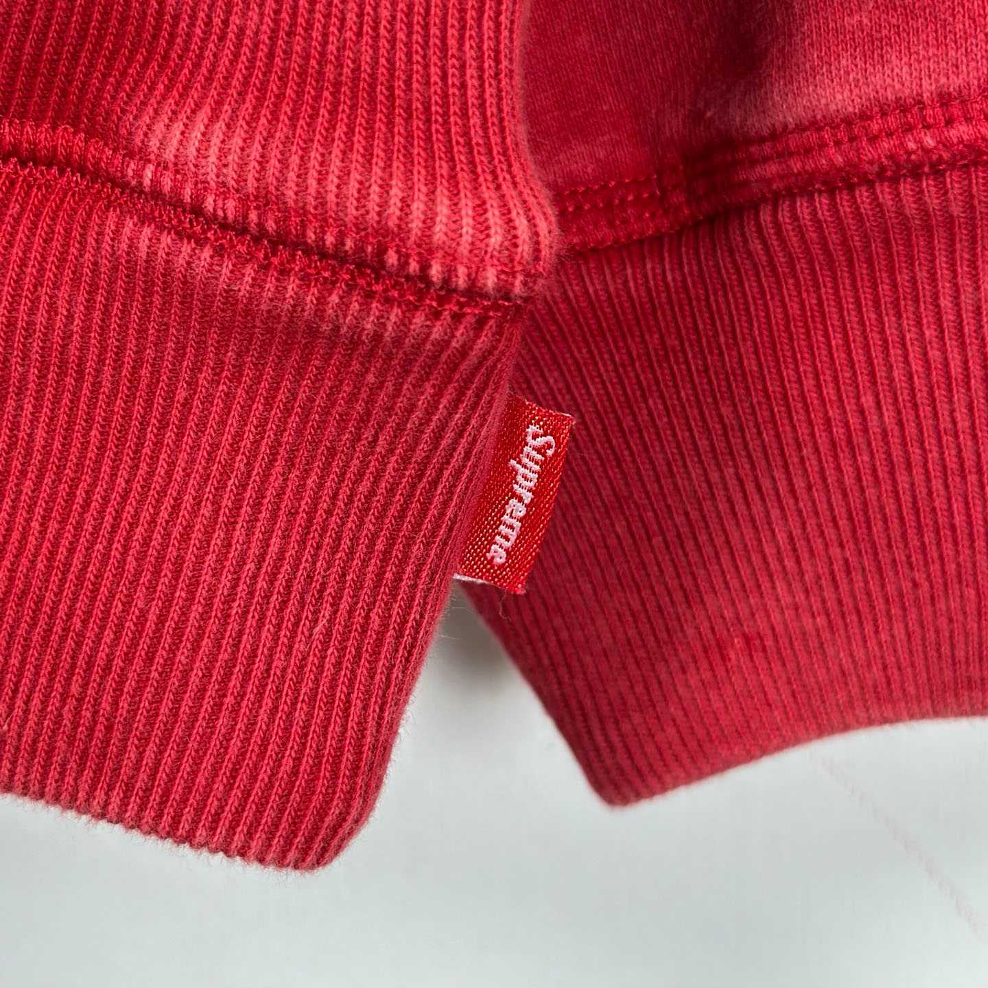 Supreme 25SS Wash Box Logo Crewneck 'red' - DesignerGu