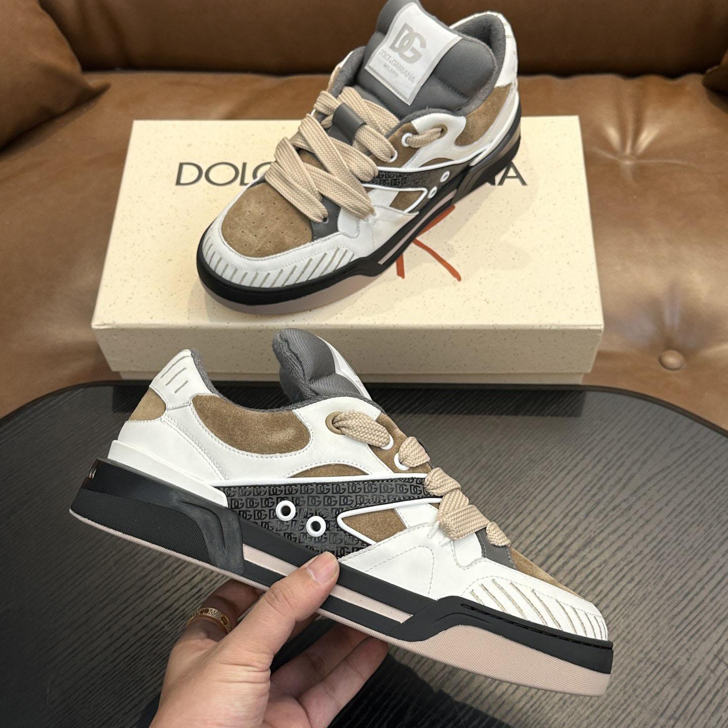 Dolce & Gabbana  New Roma Low 'Dove Grey' - DesignerGu